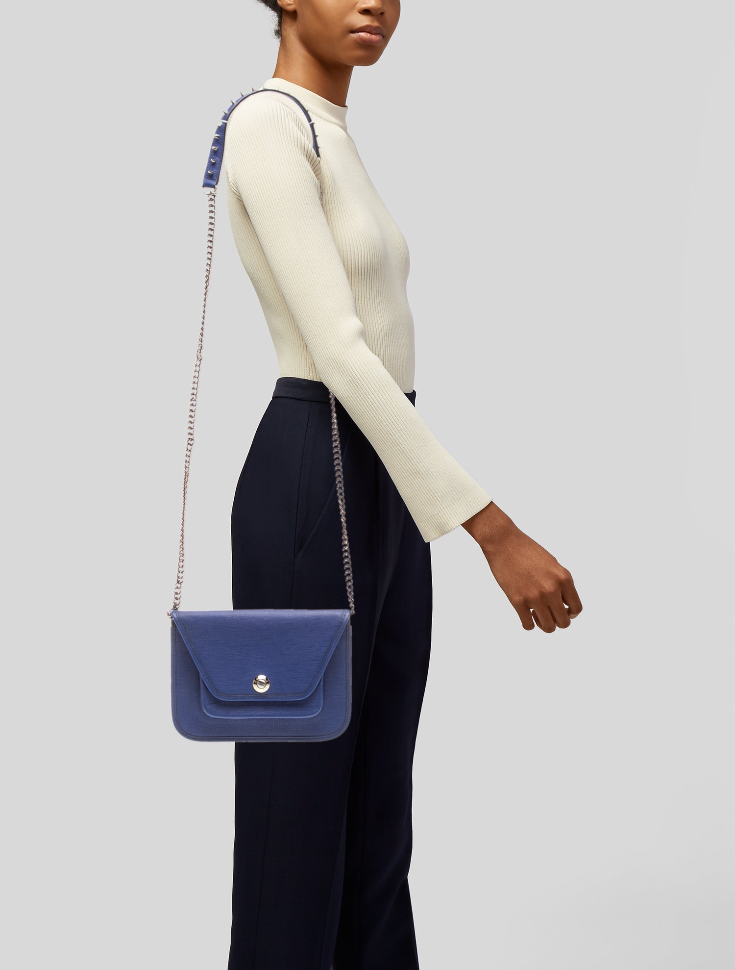 Henri Bendel Saffiano Leather Crossbody Bag