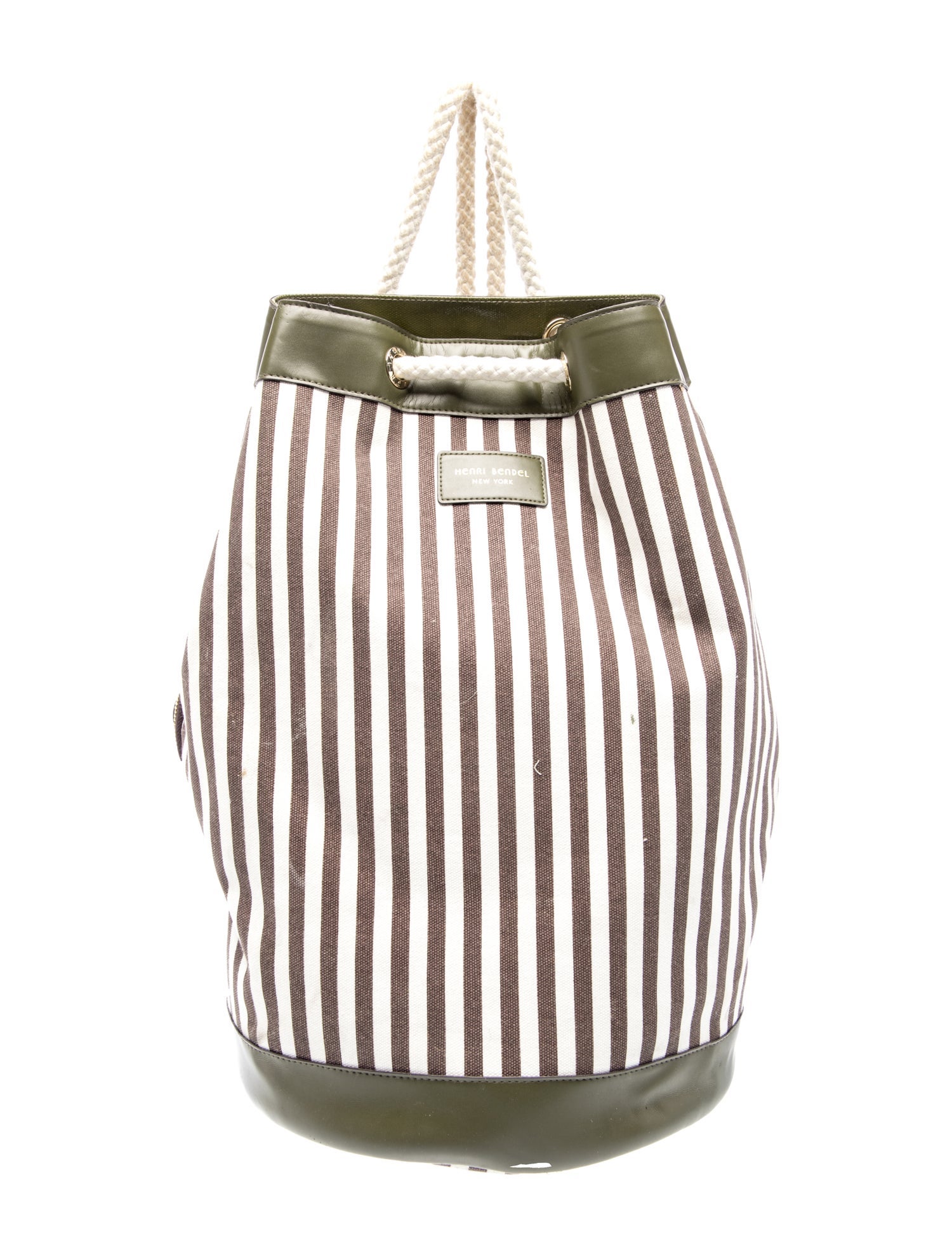 Henri Bendel Canvas Bucket Bag