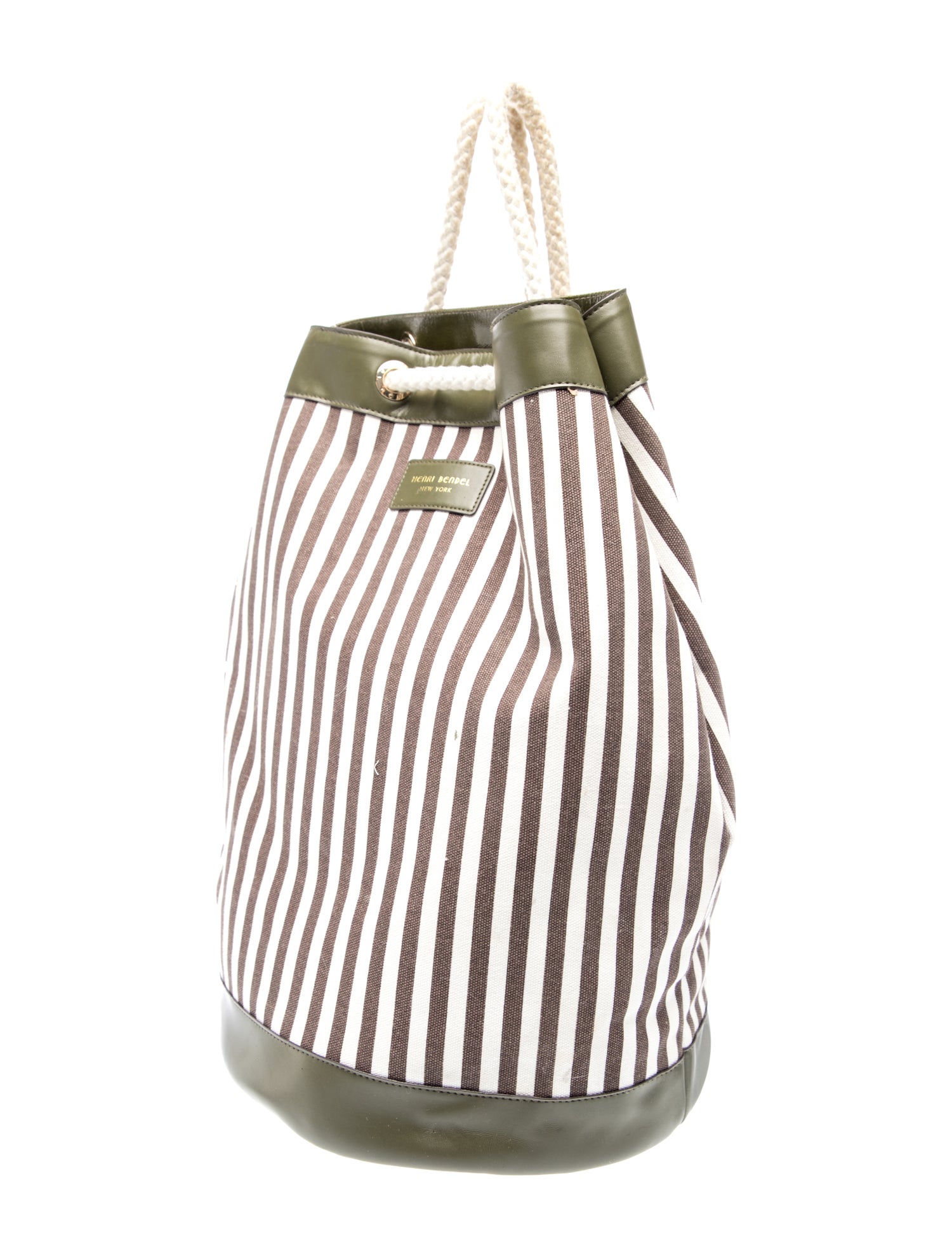 Henri Bendel Canvas Bucket Bag