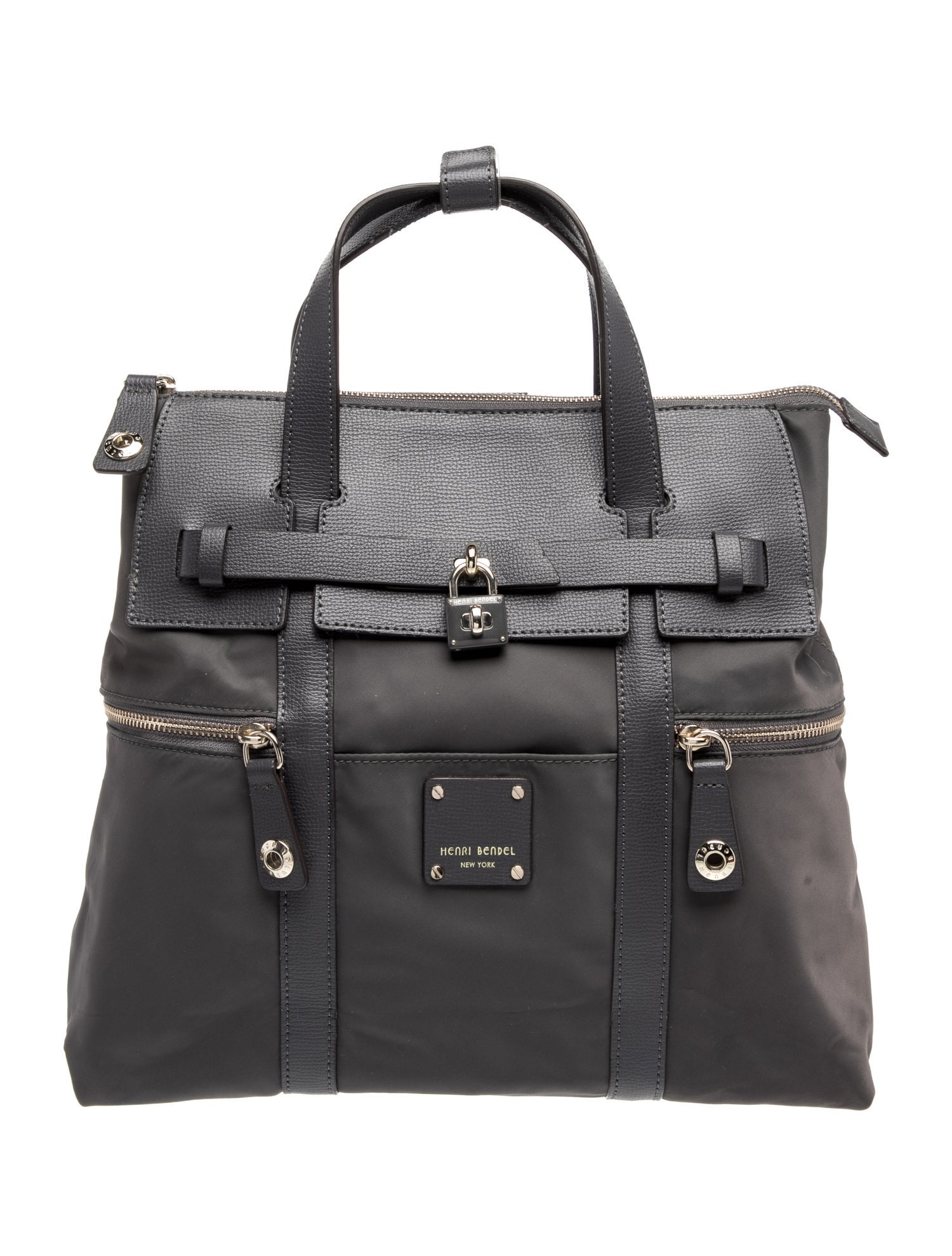 Henri Bendel Nylon Top Handle Bag