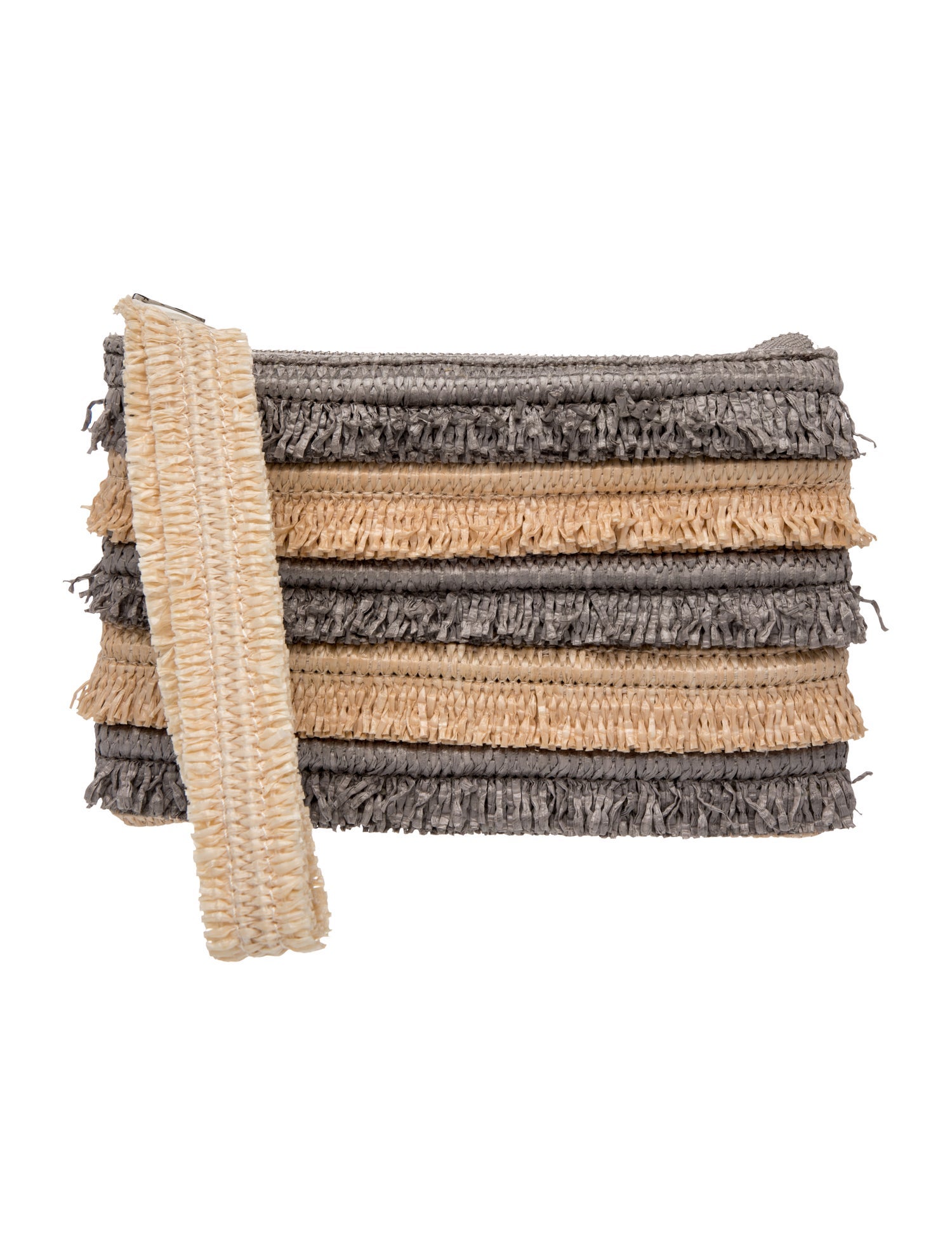 Henri Bendel Raffia Clutch