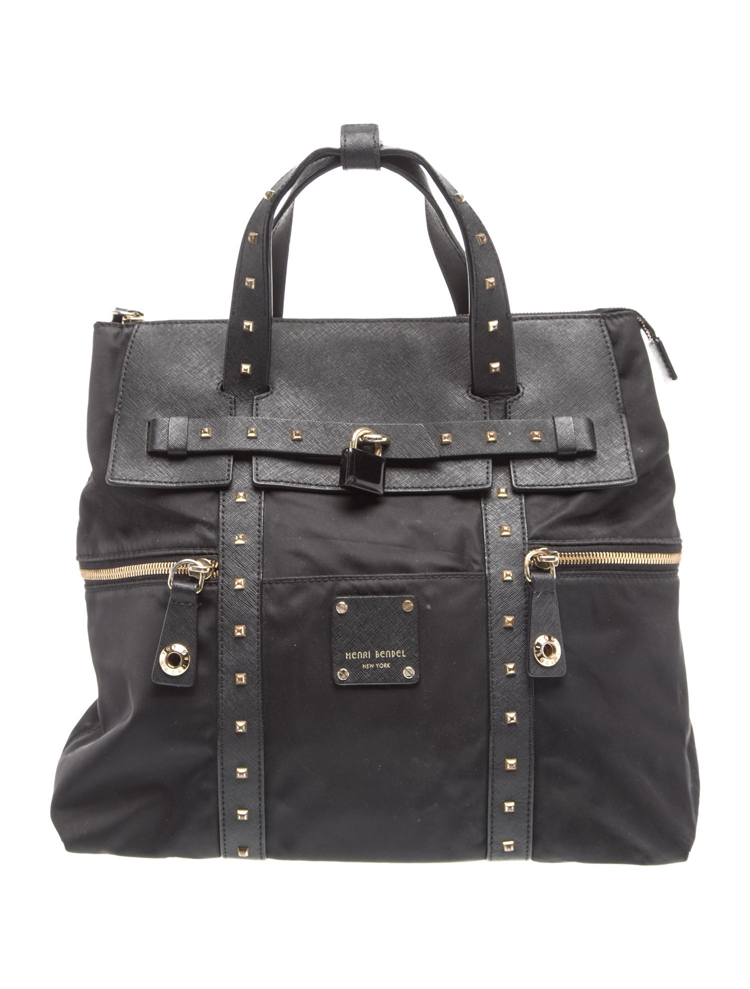 Henri Bendel Canvas Top Handle Bag