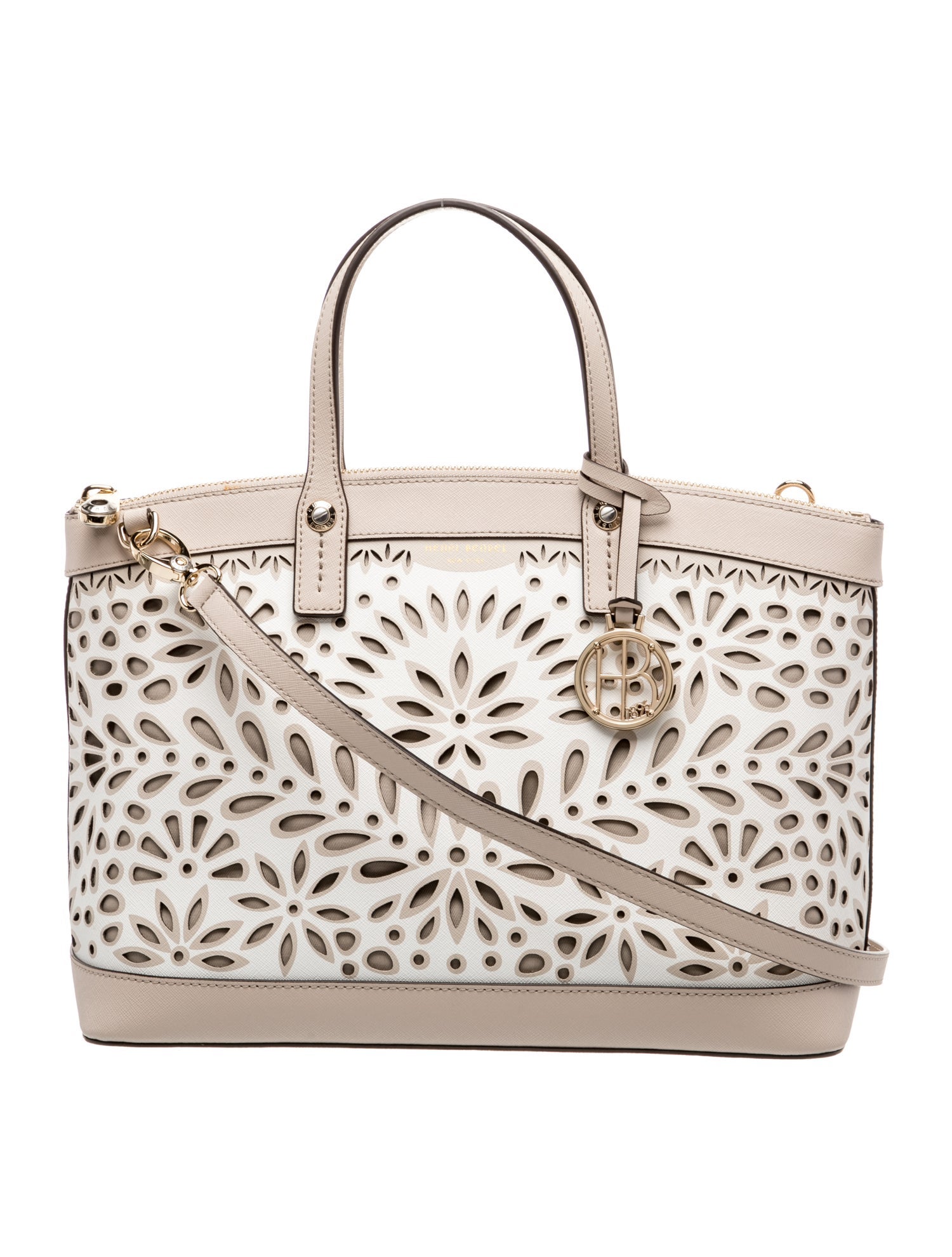 Henri Bendel Leather Top Handle Bag