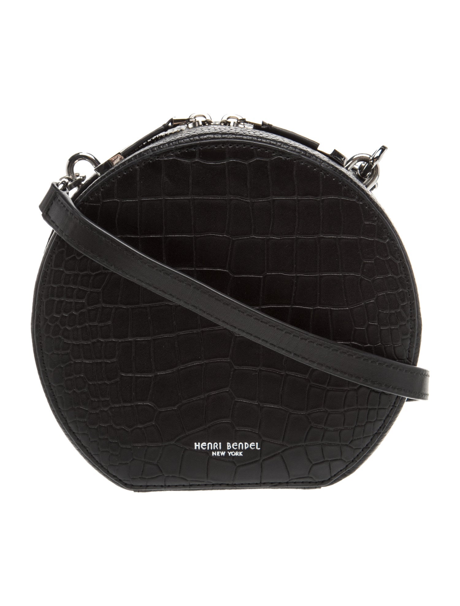 Henri Bendel Embossed Leather Crossbody Bag
