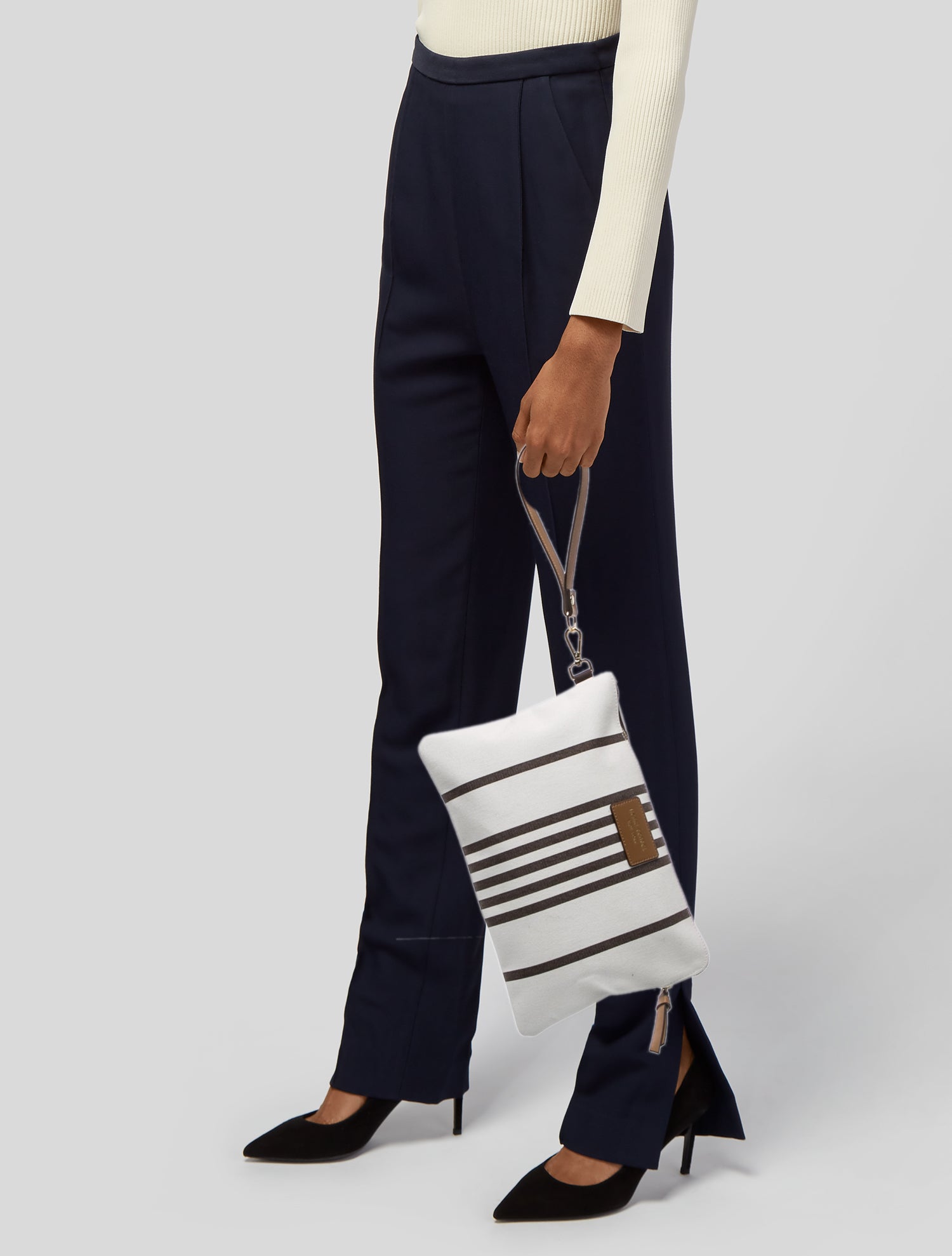 Henri Bendel Canvas Clutch