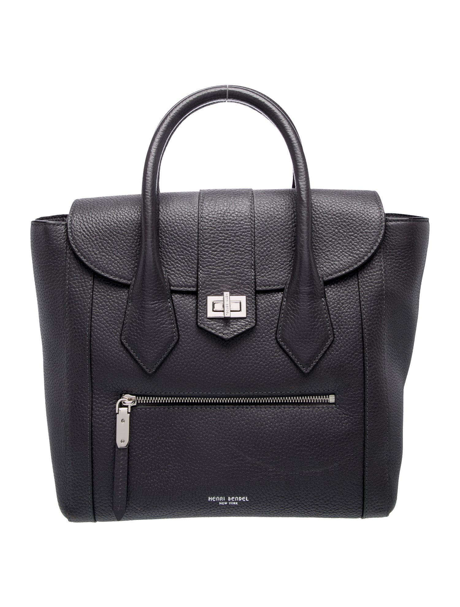 Henri Bendel Leather Top Handle Bag