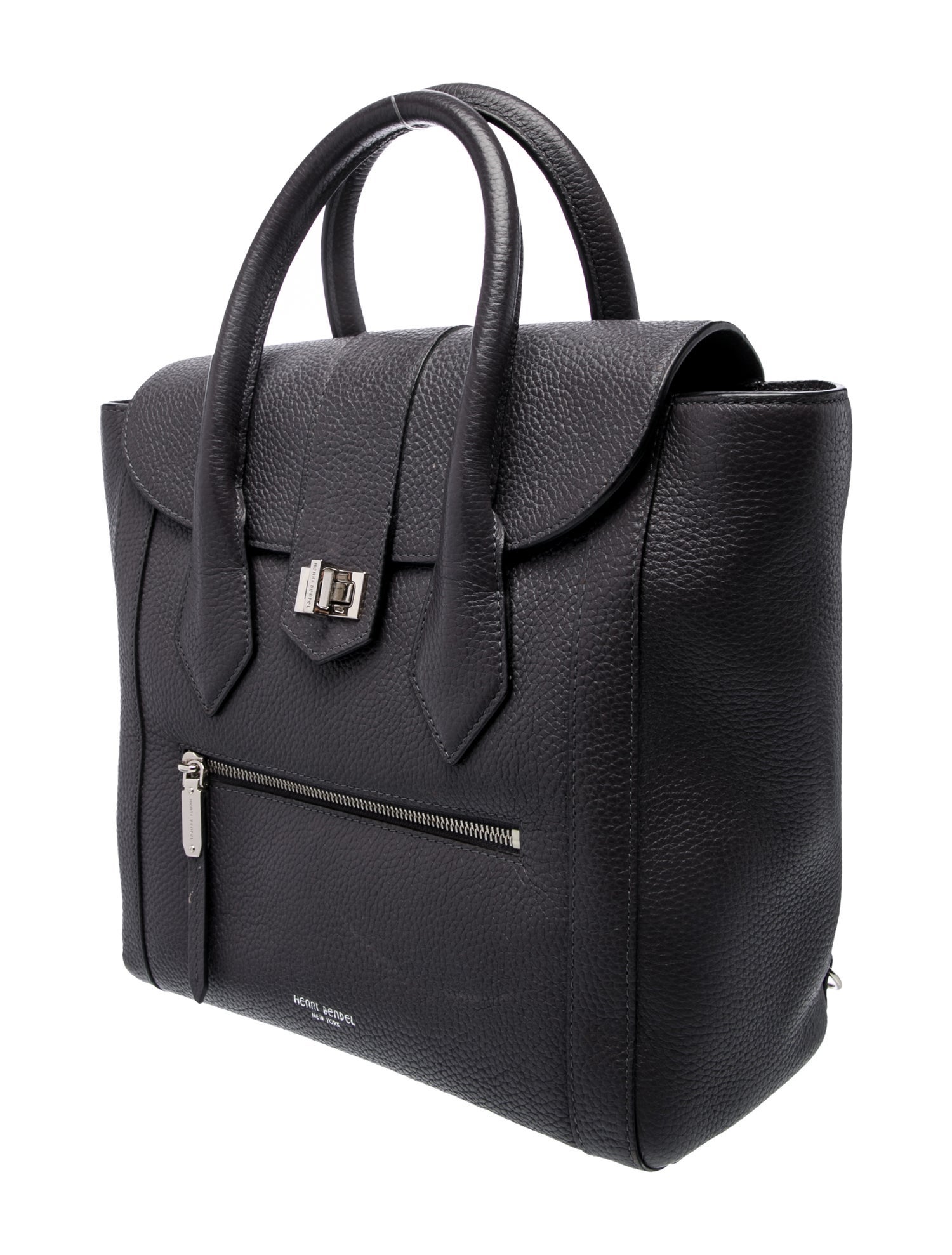 Henri Bendel Leather Top Handle Bag