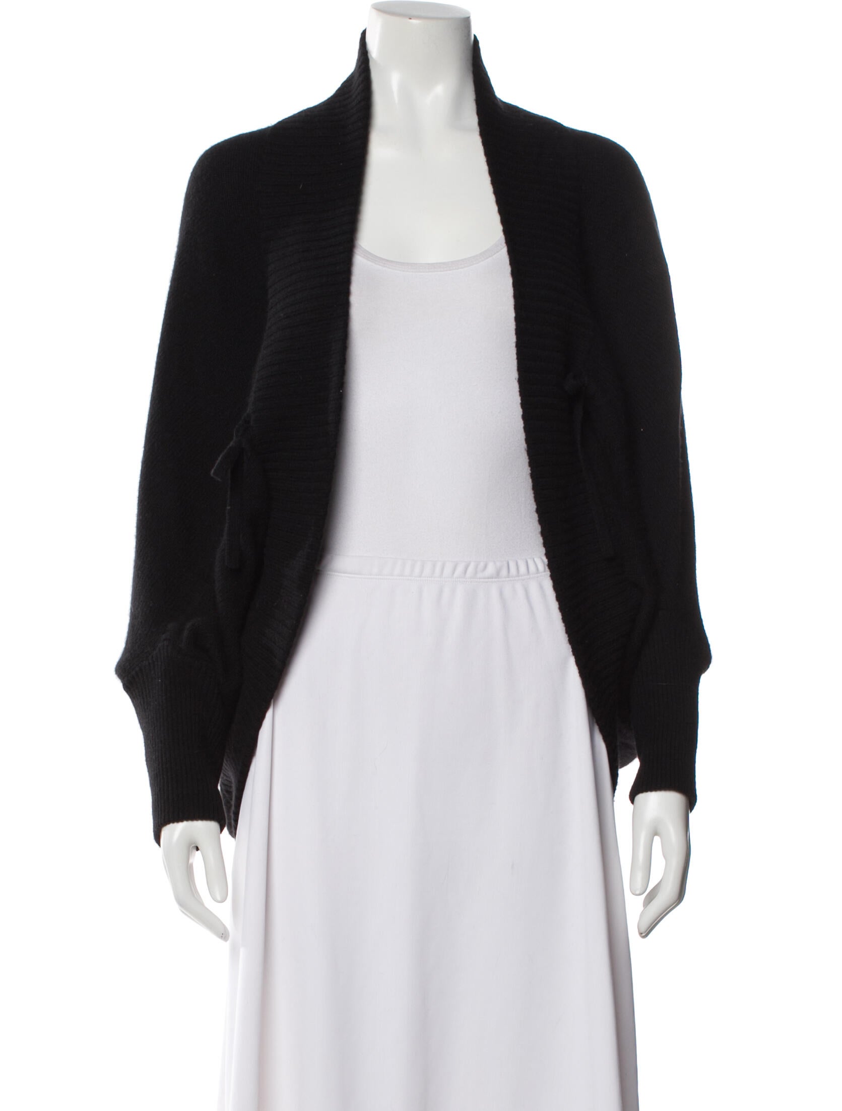 Henri Bendel Cashmere Open Front Sweater