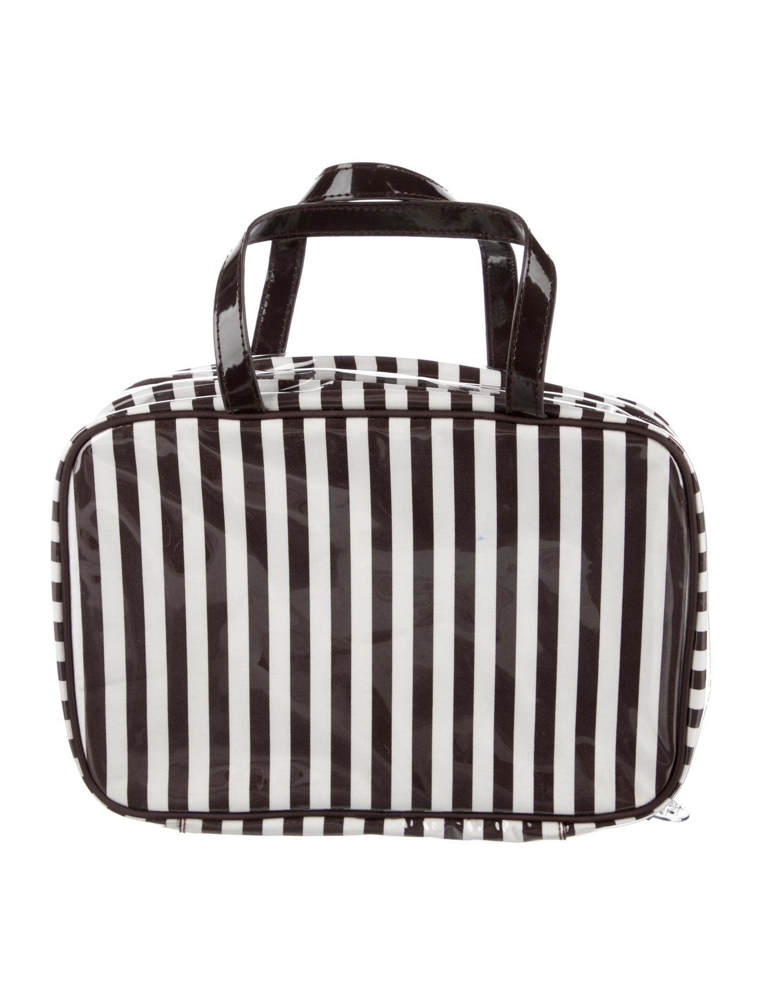 Henri Bendel Striped Cosmetic Bag