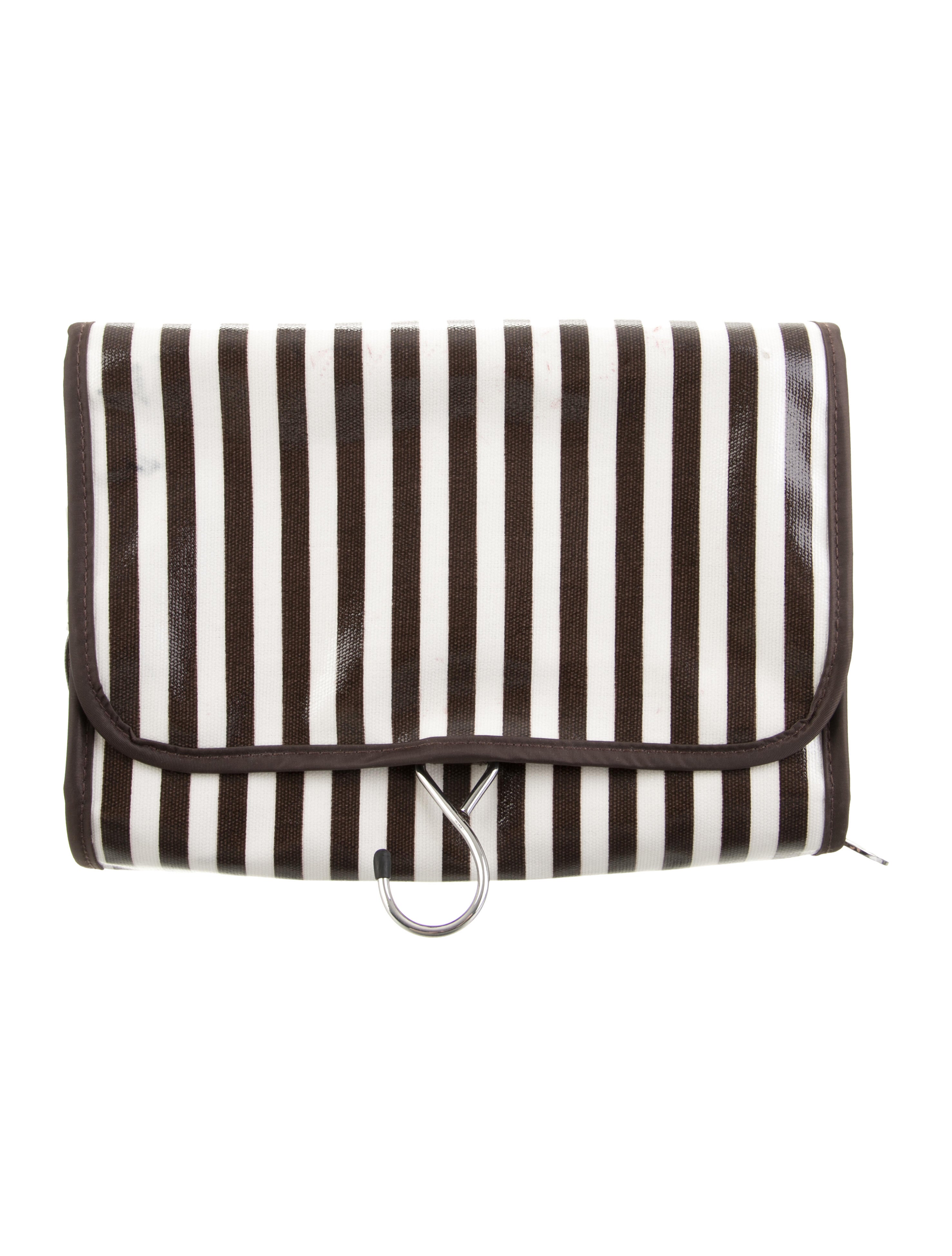 Henri Bendel Striped Cosmetic Bag