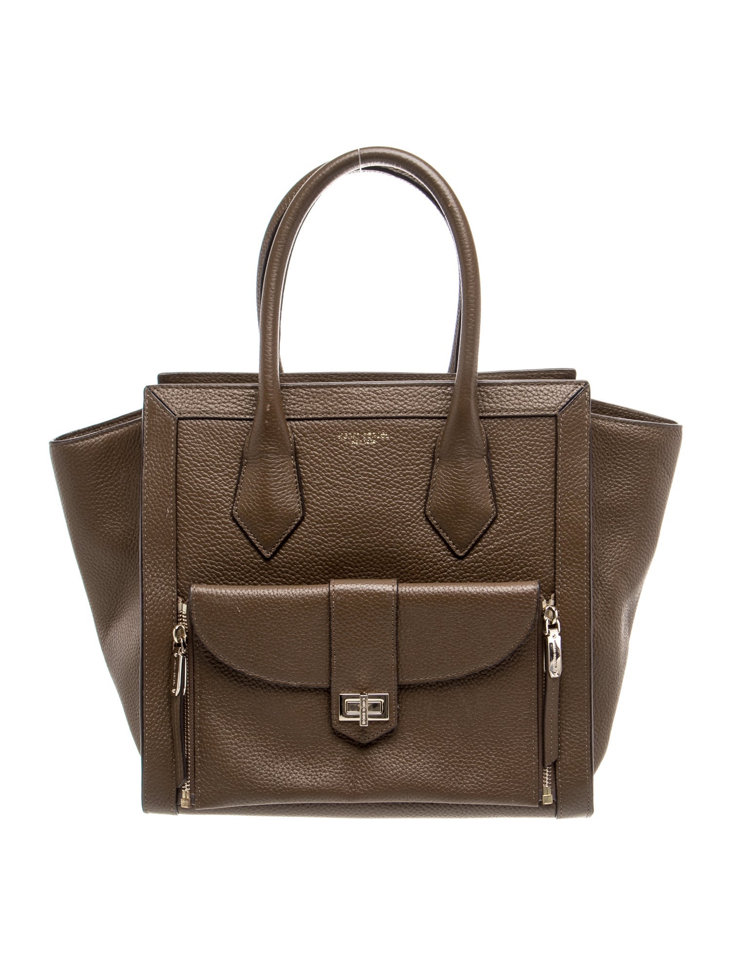 Henri Bendel Leather Top Handle Bag