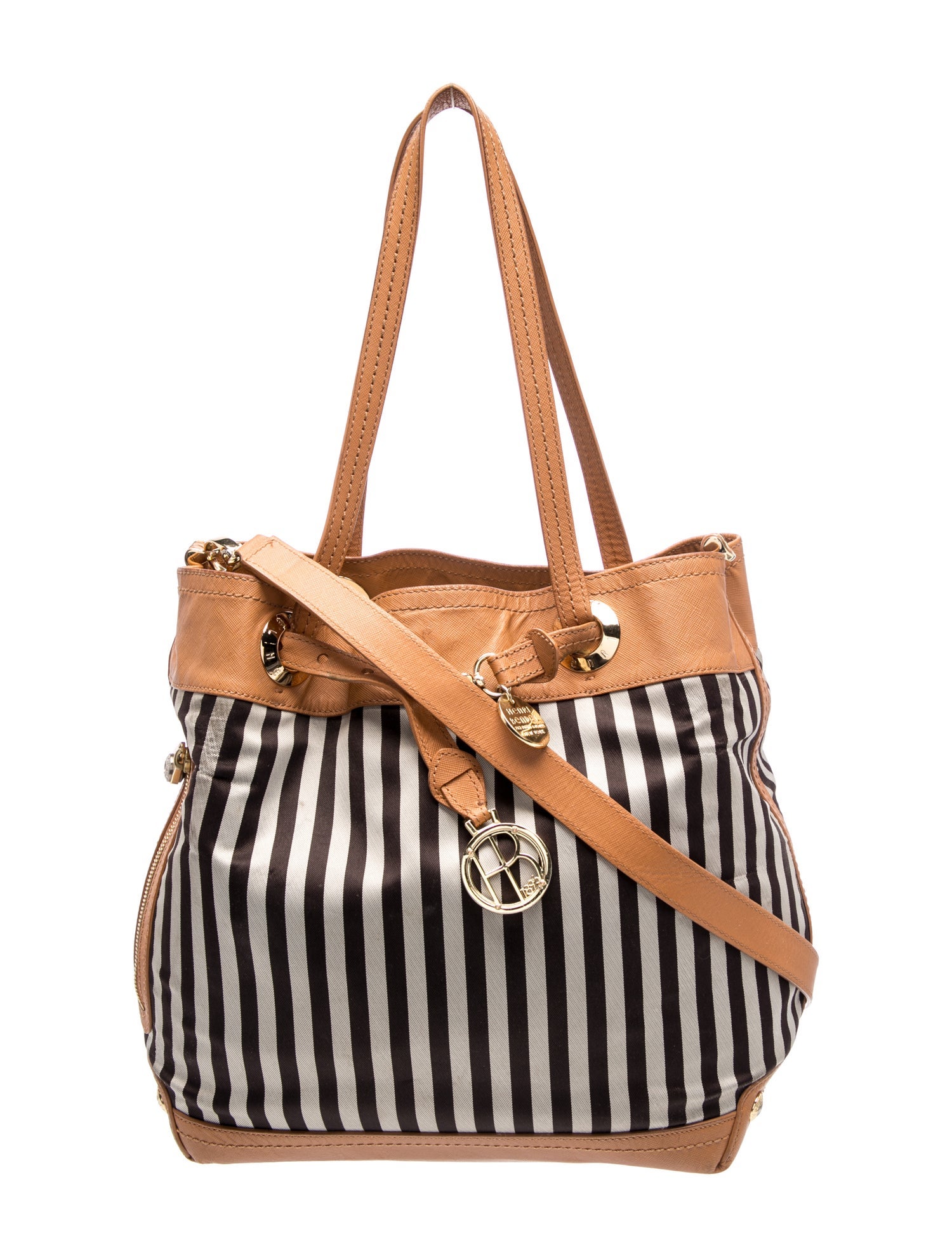 Henri Bendel Canvas Bucket Bag