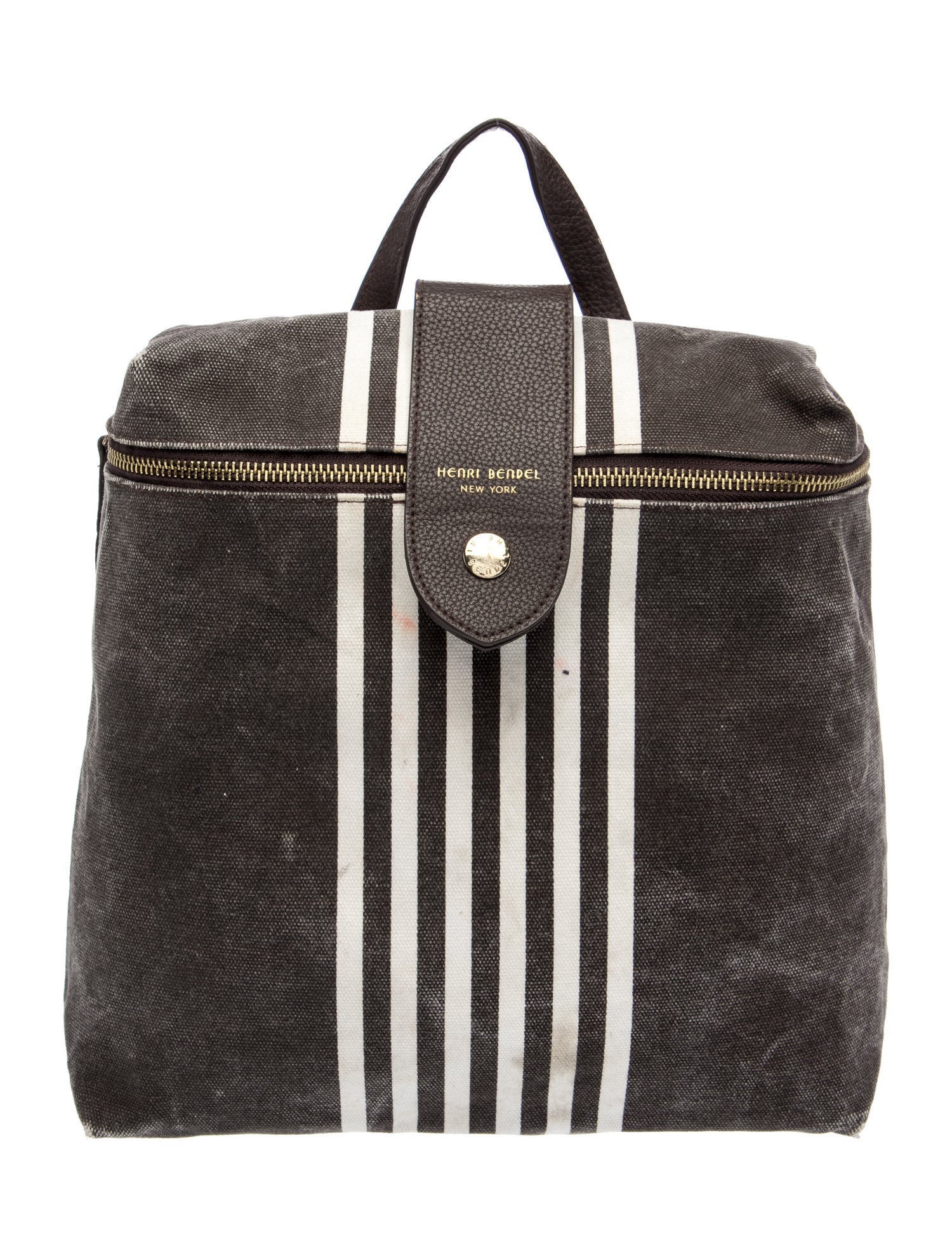 Henri Bendel Canvas Bucket Bag