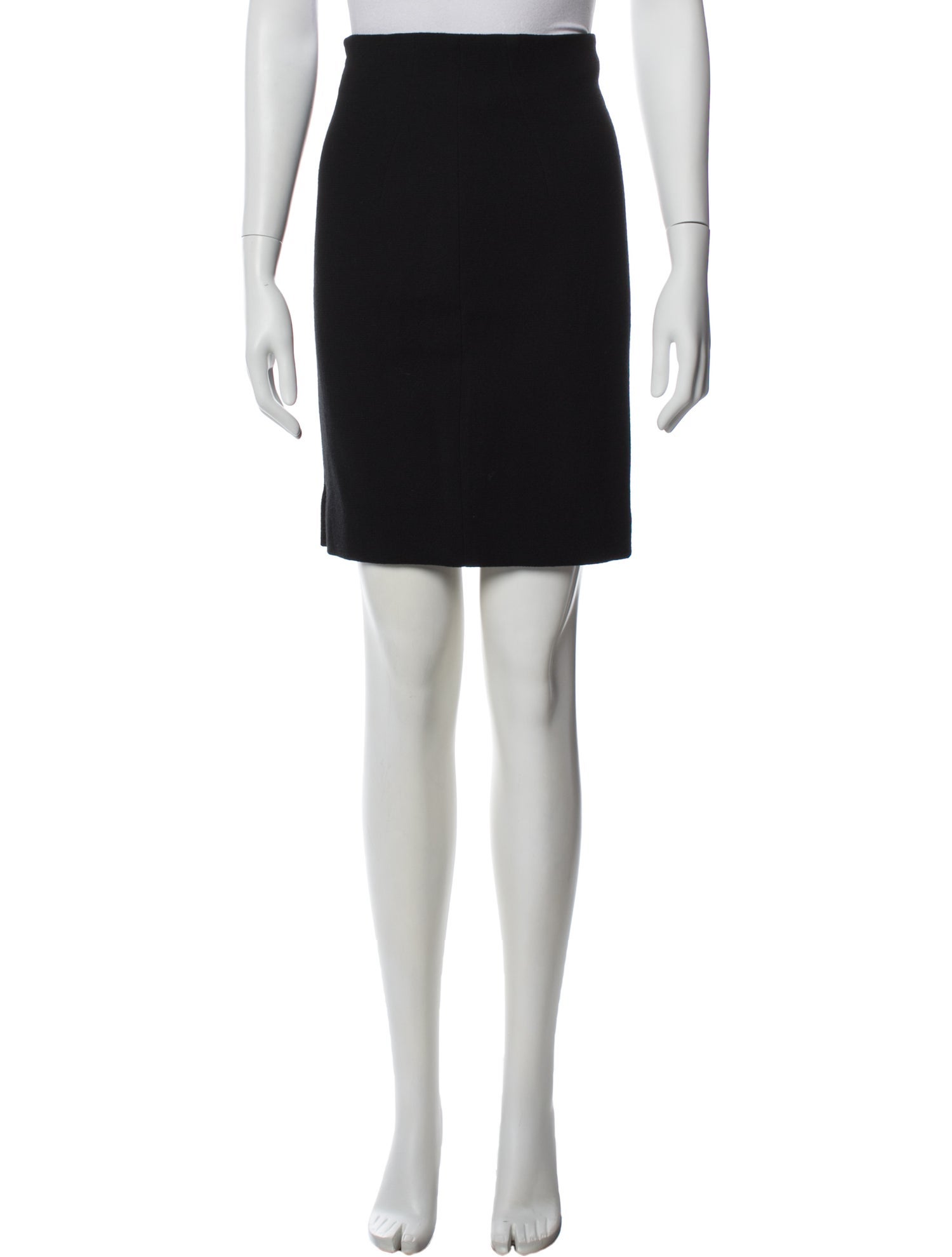 Henri Bendel Wool Knee-Length Skirt