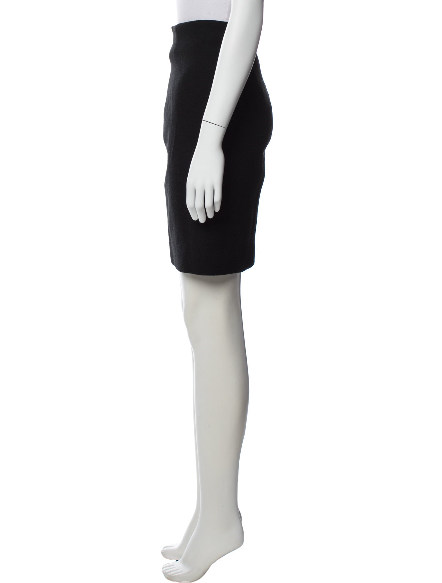 Henri Bendel Wool Knee-Length Skirt