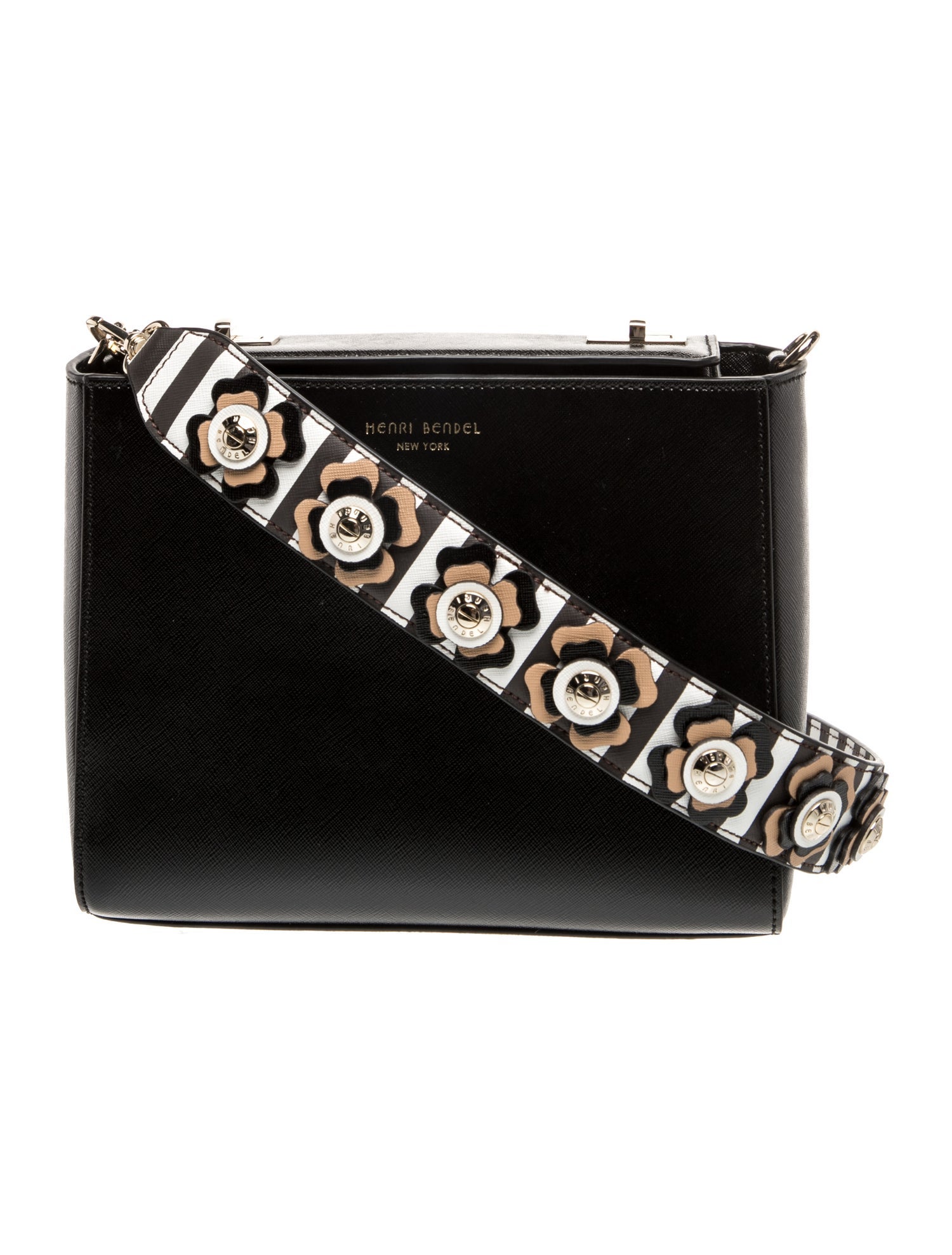 Henri Bendel Saffiano Leather Crossbody Bag