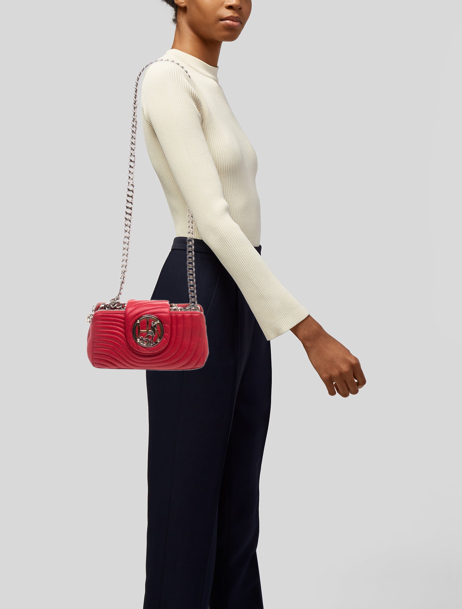 Henri Bendel Leather Shoulder Bag