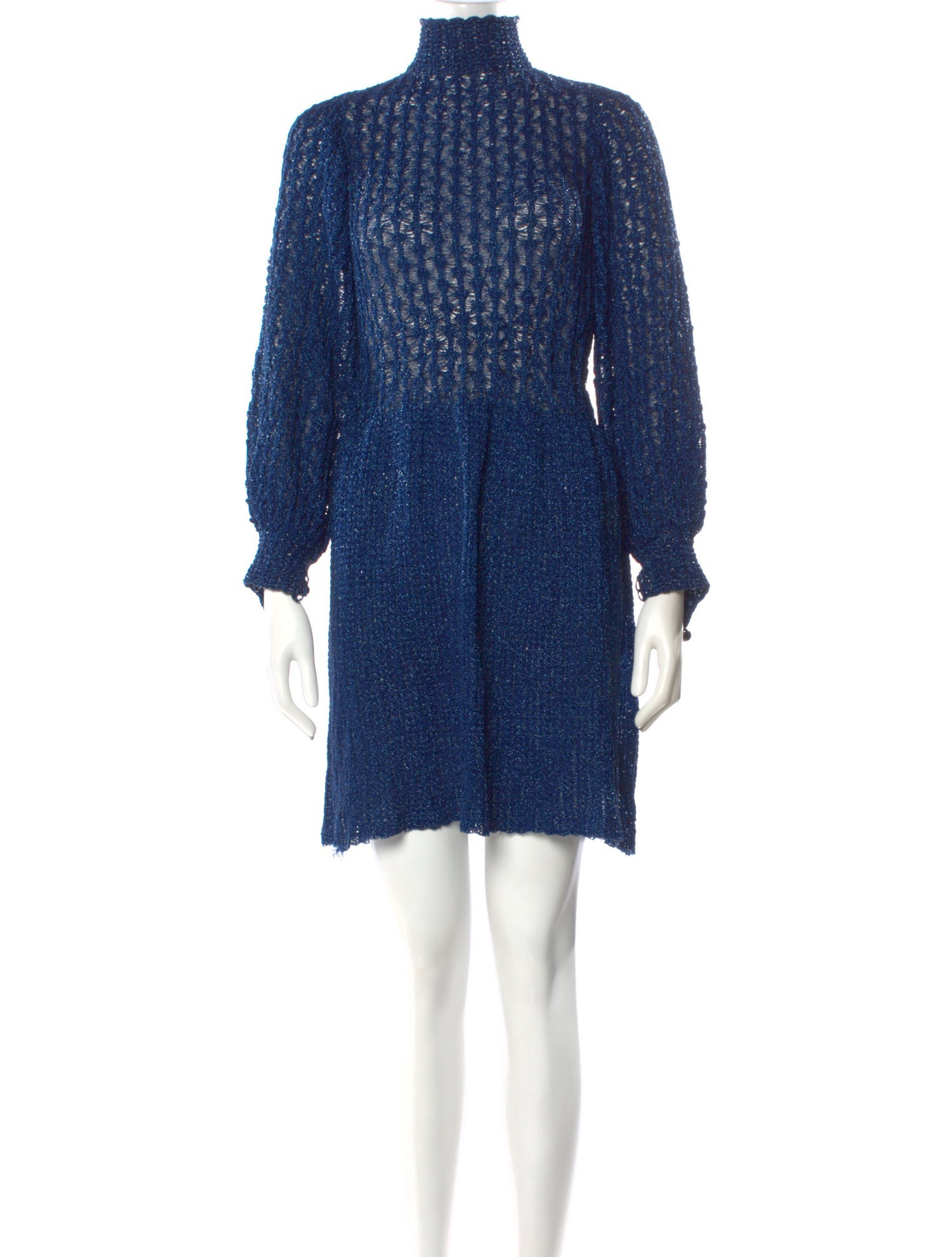 Henri Bendel Turtleneck Mini Dress