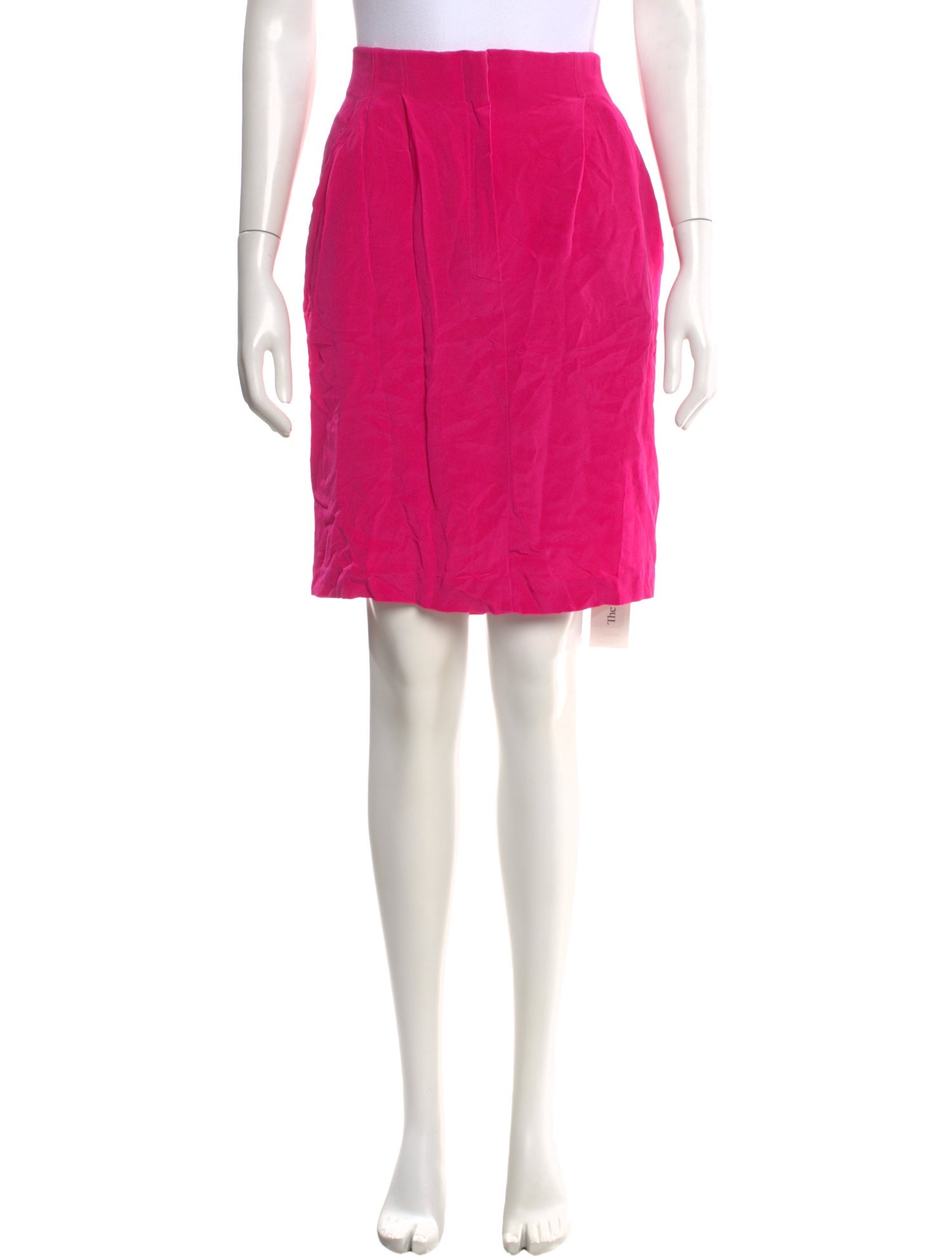 Henri Bendel Silk Knee-Length Skirt