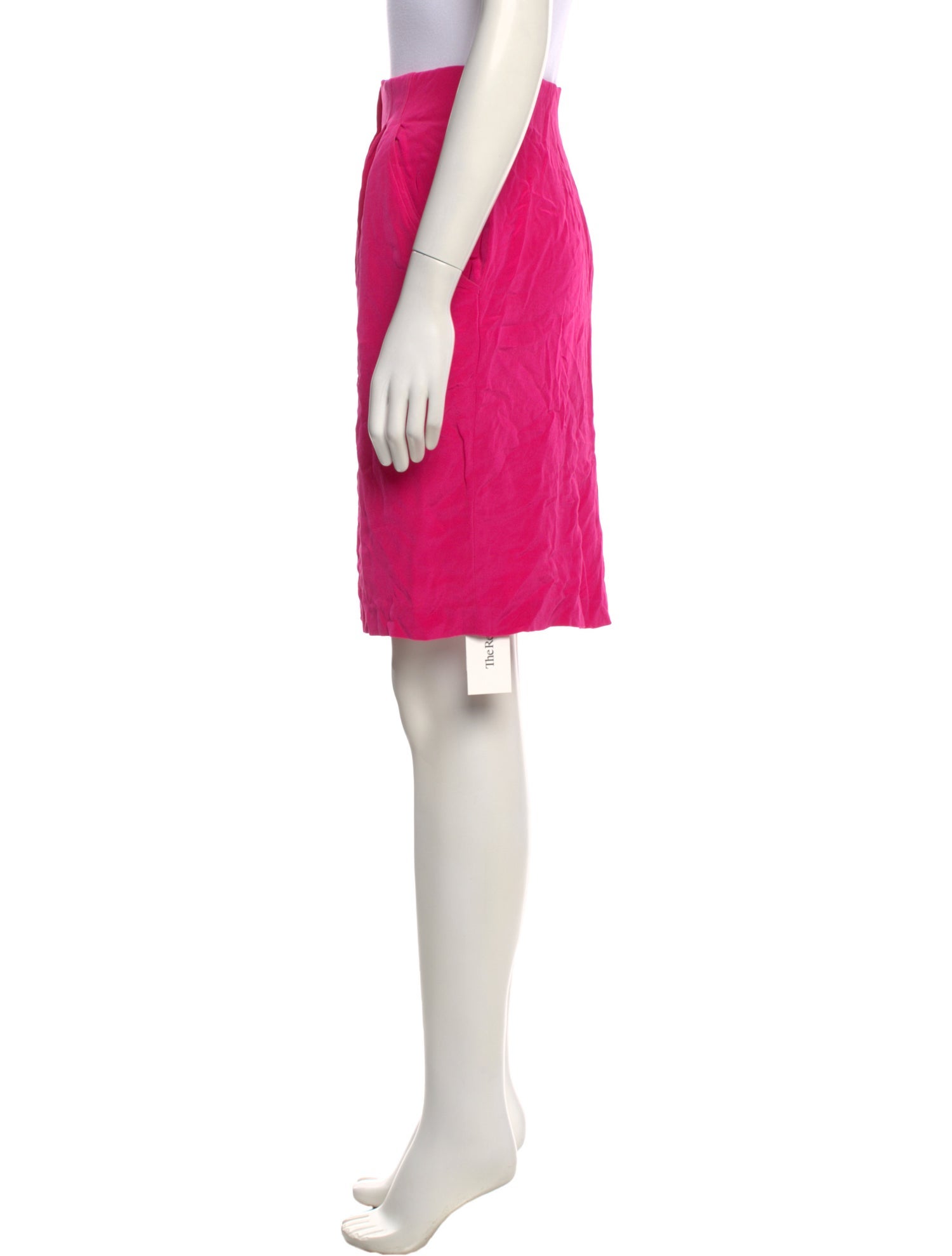 Henri Bendel Silk Knee-Length Skirt