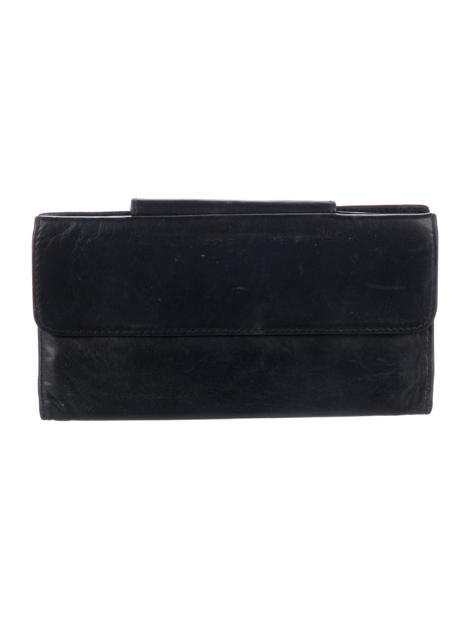 Henri Bendel Leather Continental Wallet