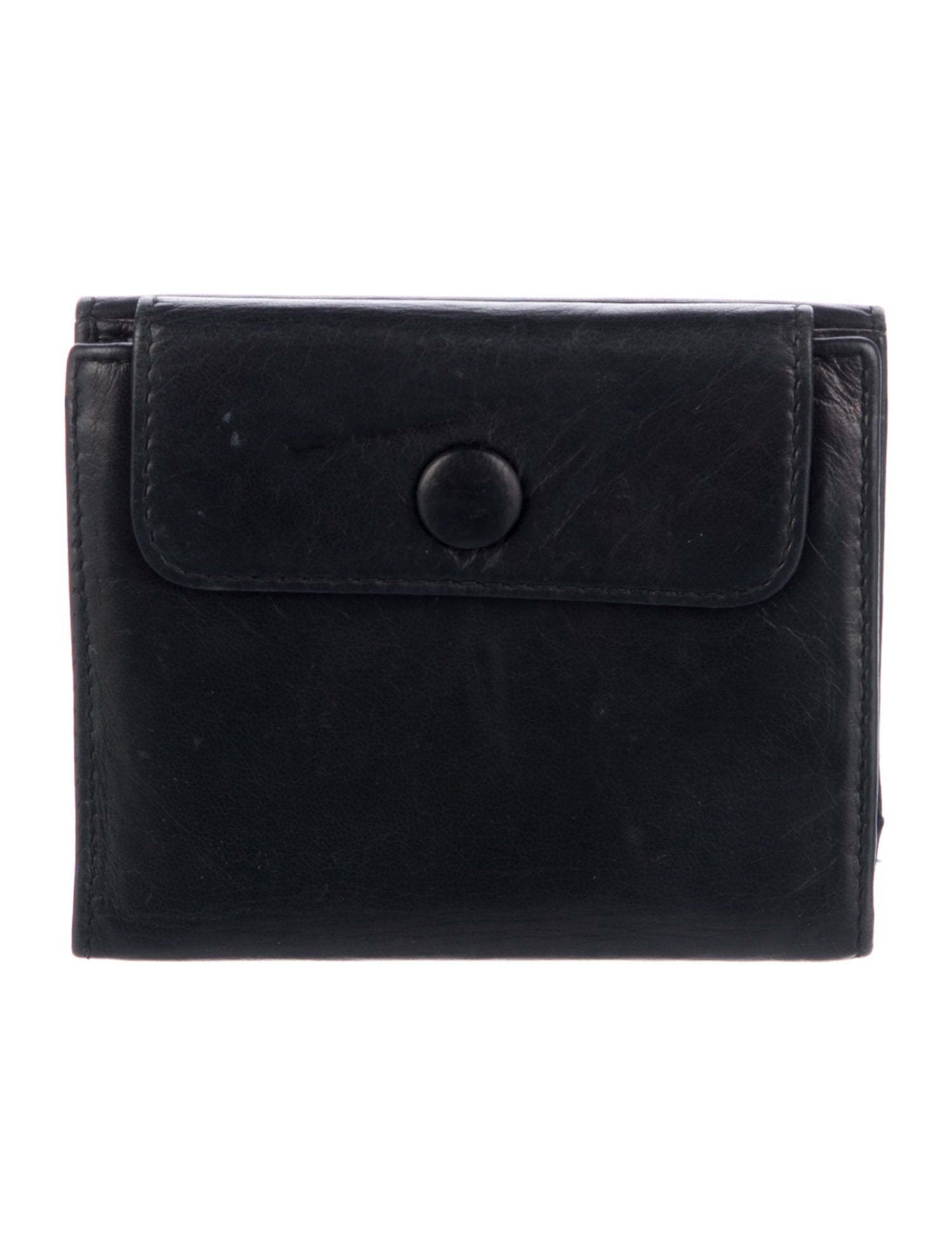 Henri Bendel Leather Compact Wallet