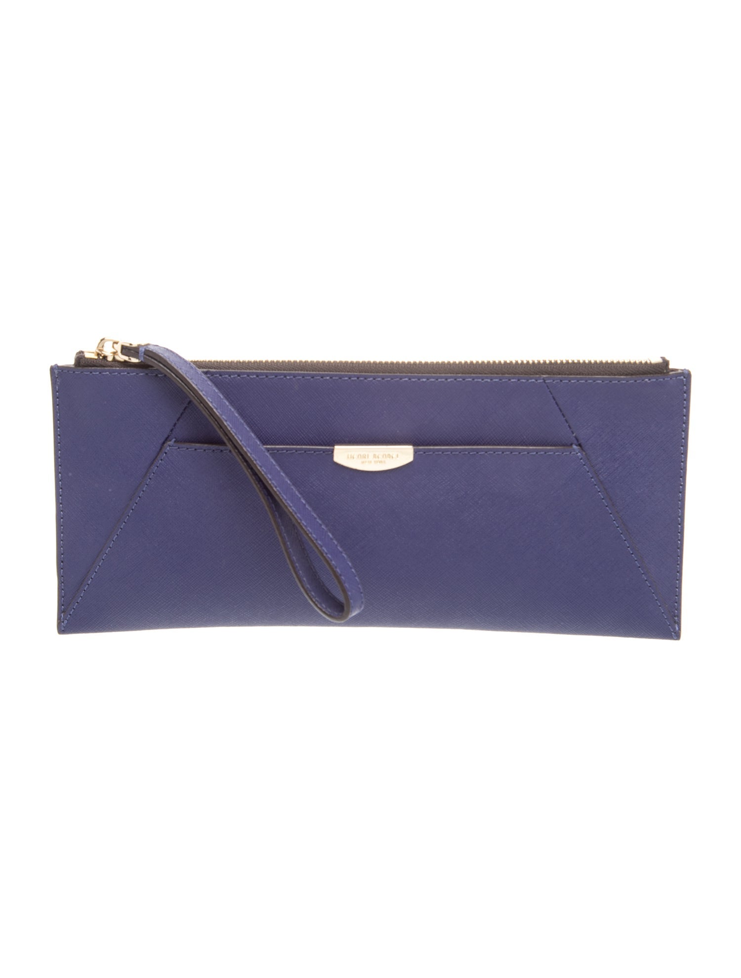 Henri Bendel Saffiano Leather Clutch