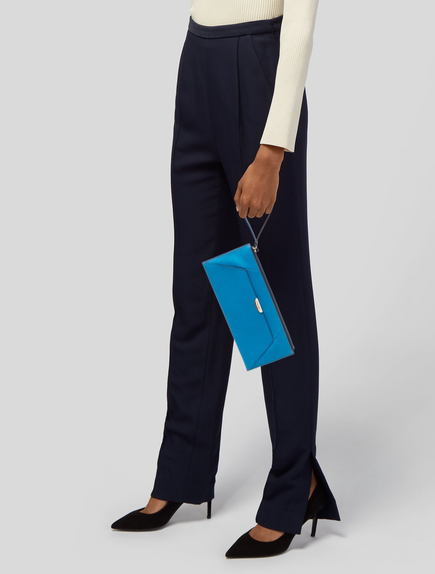 Henri Bendel Leather Clutch