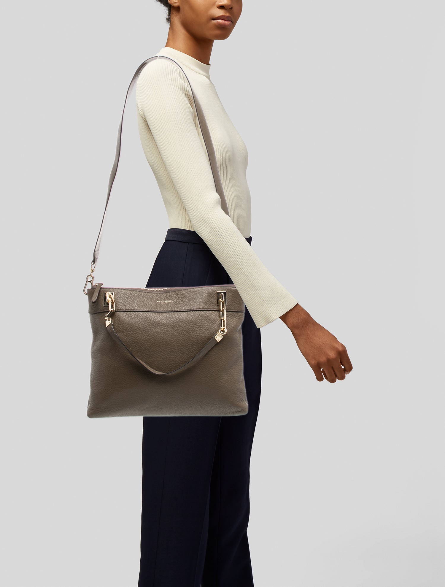 Henri Bendel Leather Shoulder Bag