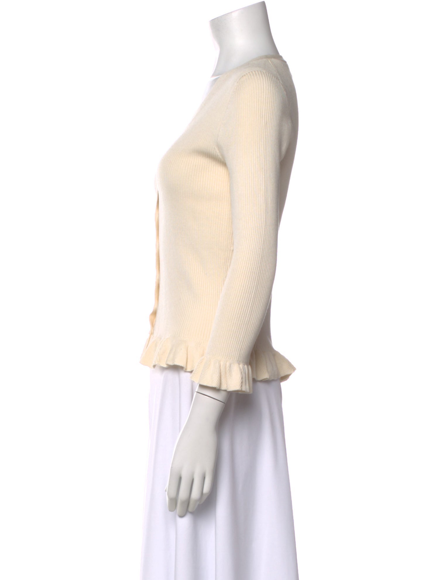 Henri Bendel Silk V-Neck Sweater