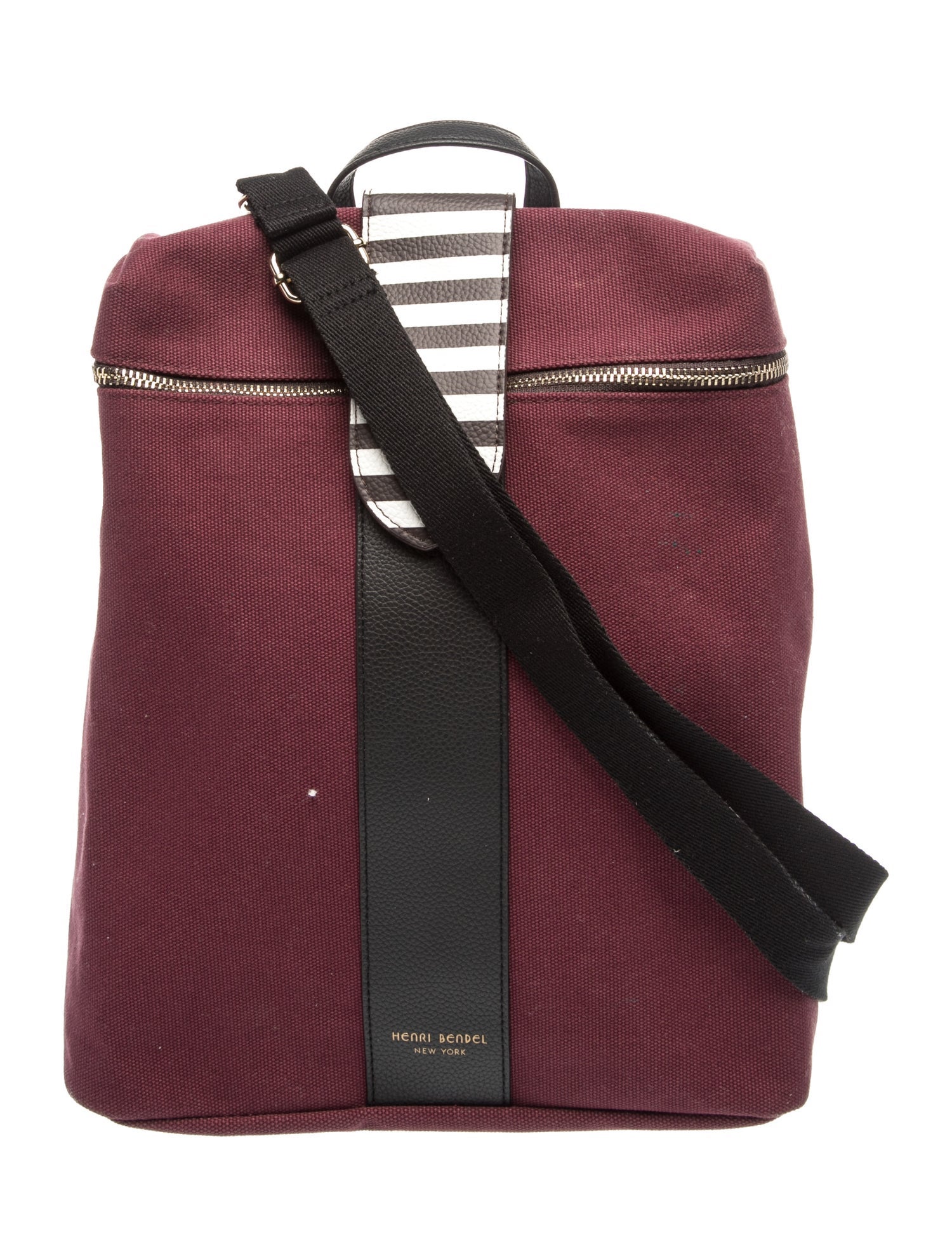 Henri Bendel Canvas Messenger Bag
