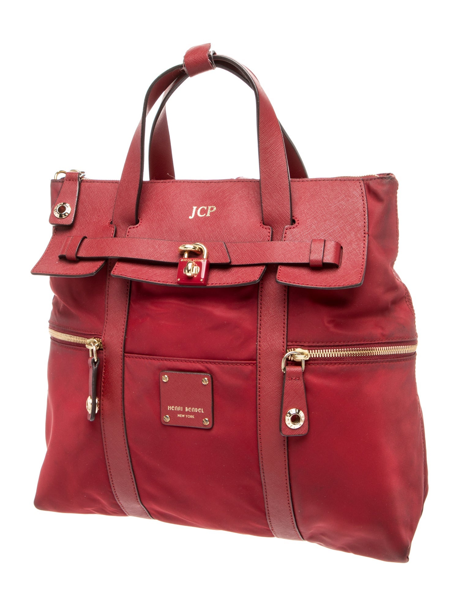 Henri Bendel Nylon Top Handle Bag