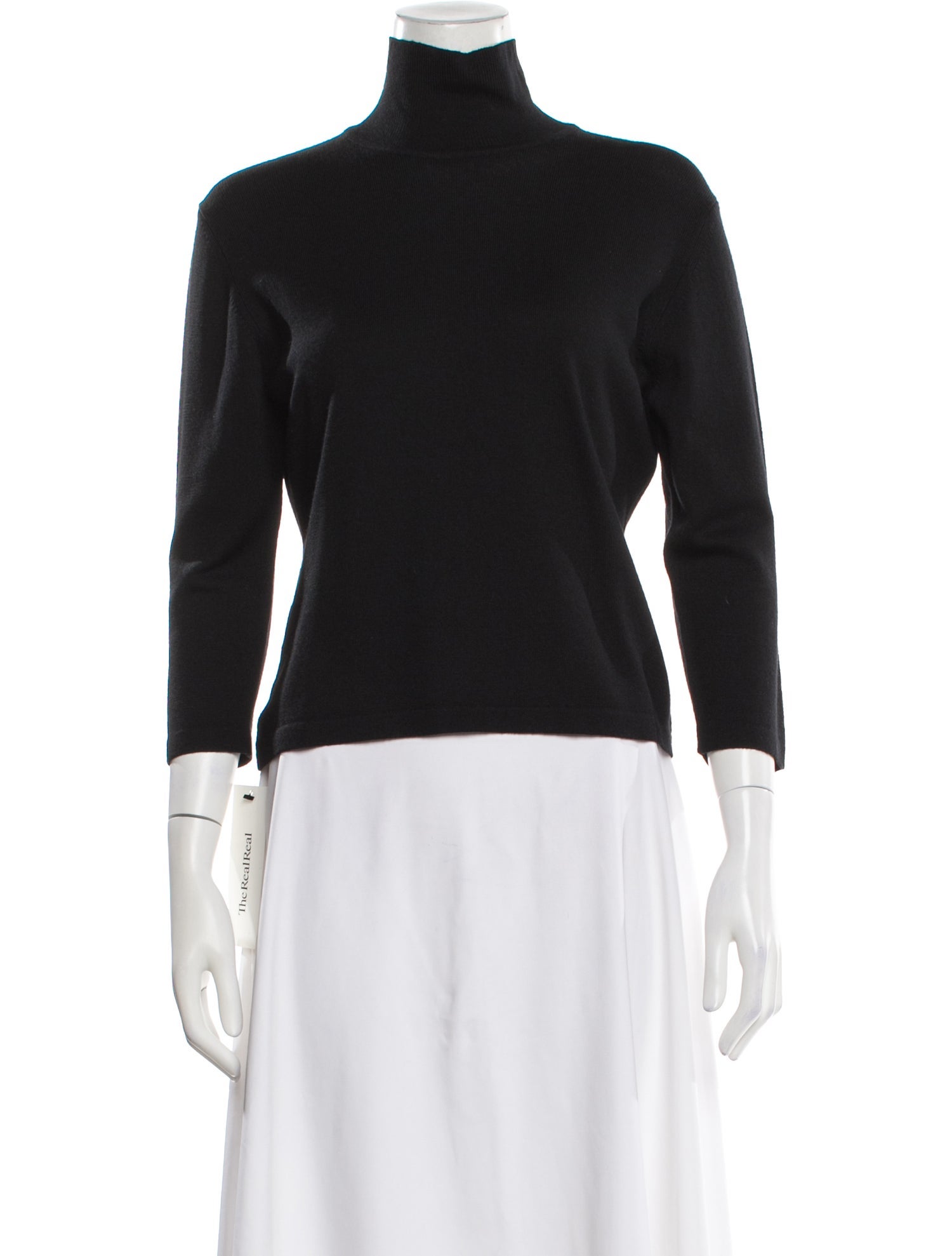 Henri Bendel Merino Wool Turtleneck Top
