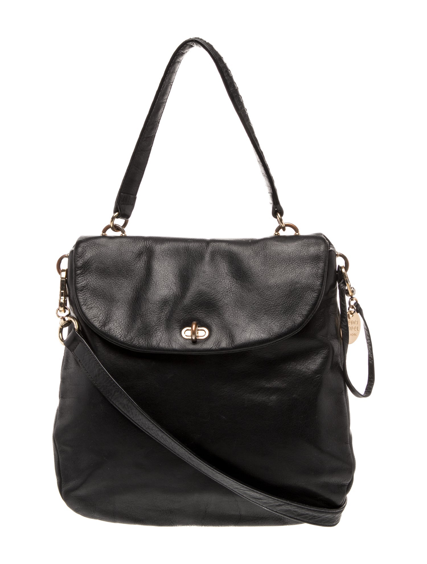 Henri Bendel Leather Top Handle Bag