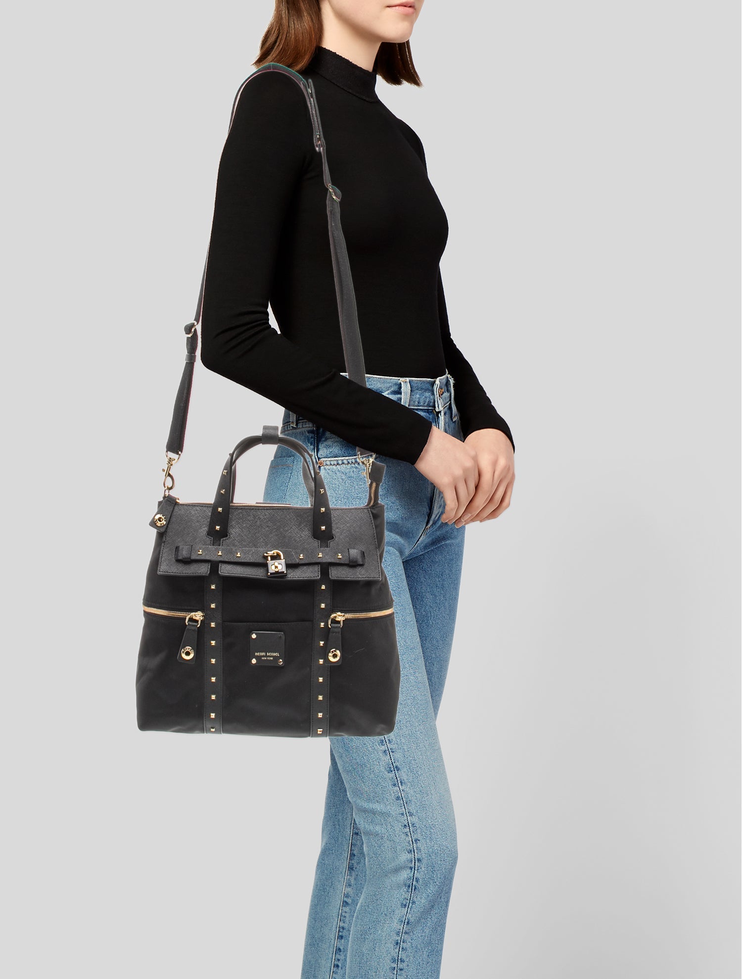 Henri Bendel Leather Shoulder Bag