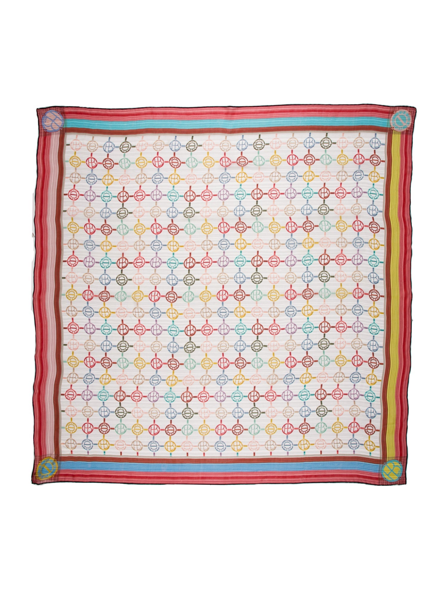 Henri Bendel Silk Printed Scarf