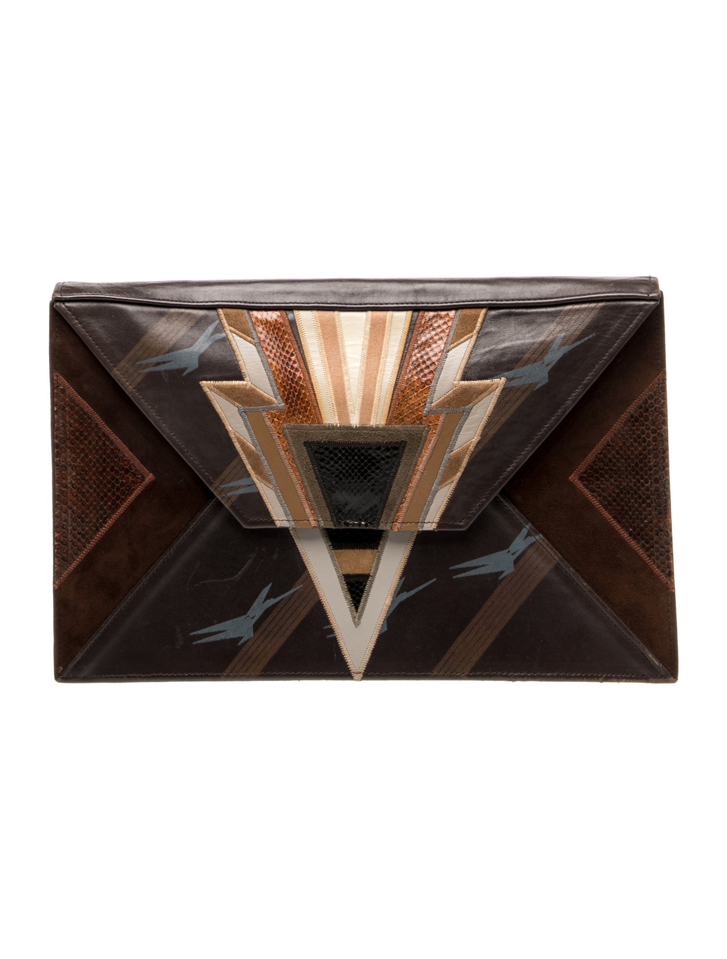 Henri Bendel Leather Clutch