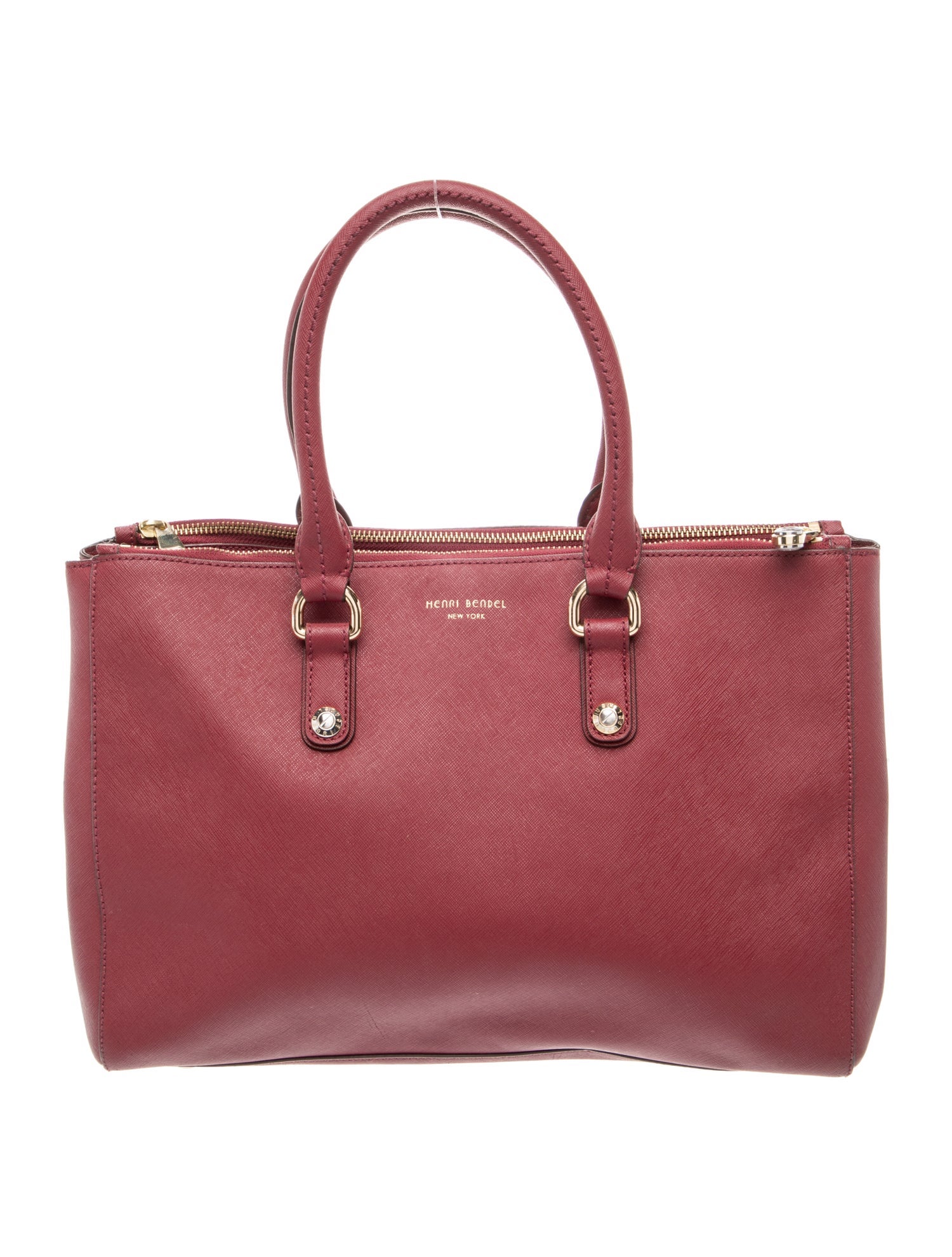 Henri Bendel Leather Top Handle Bag