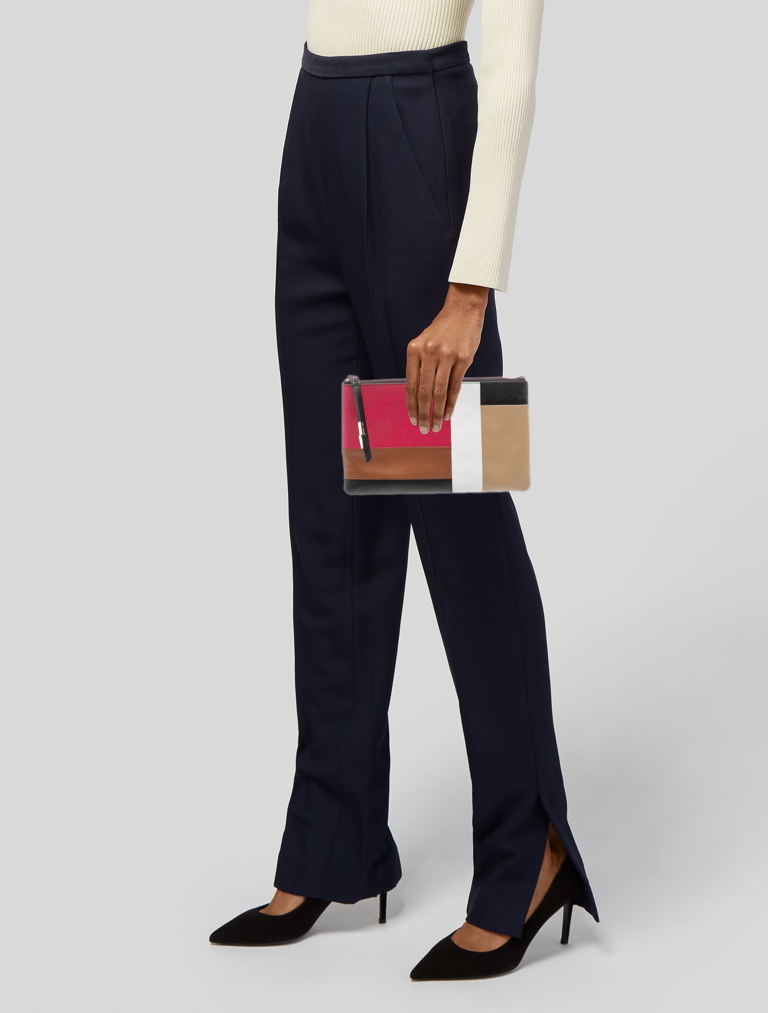 Henri Bendel Leather Clutch
