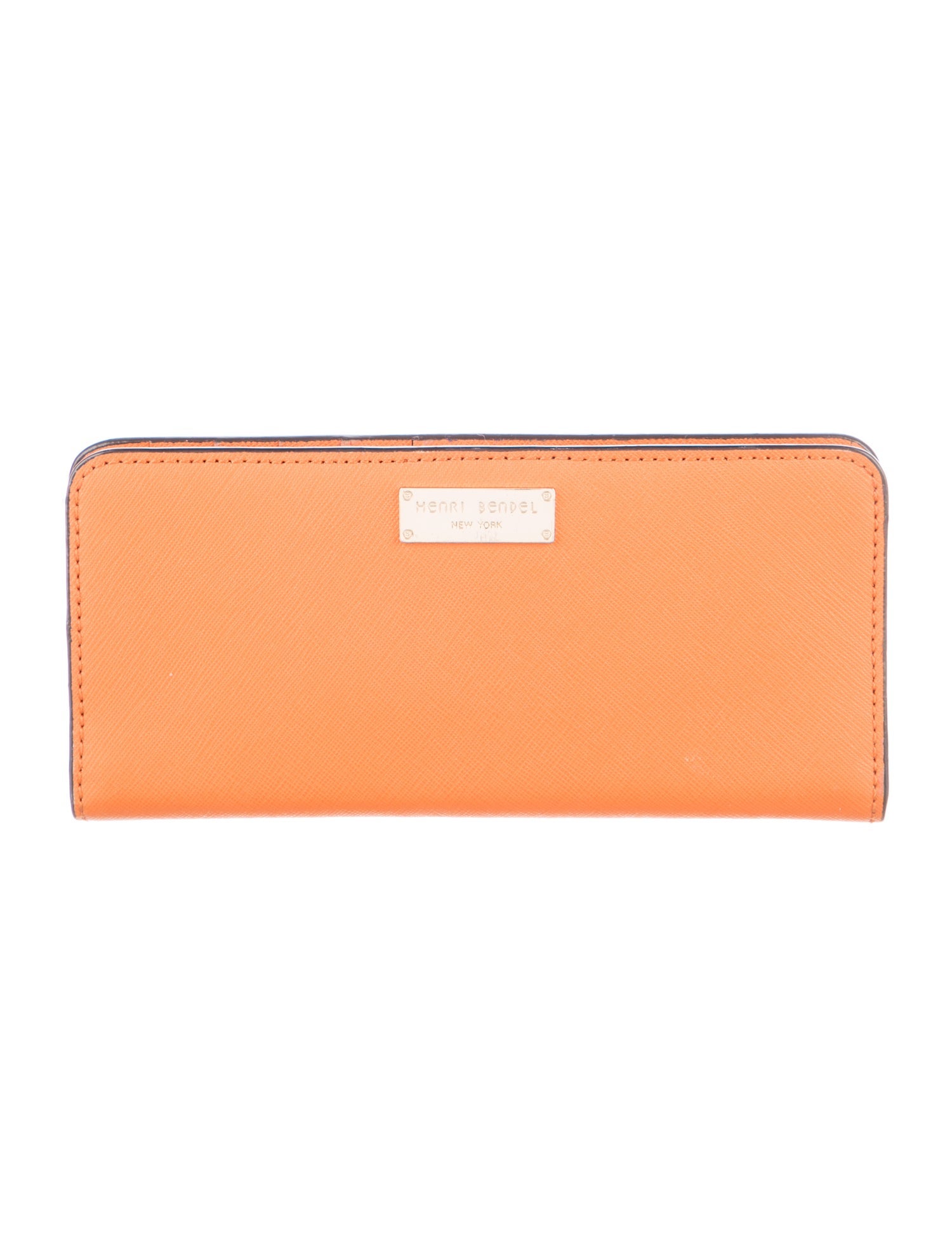 Henri Bendel Saffiano Leather Continental Wallet