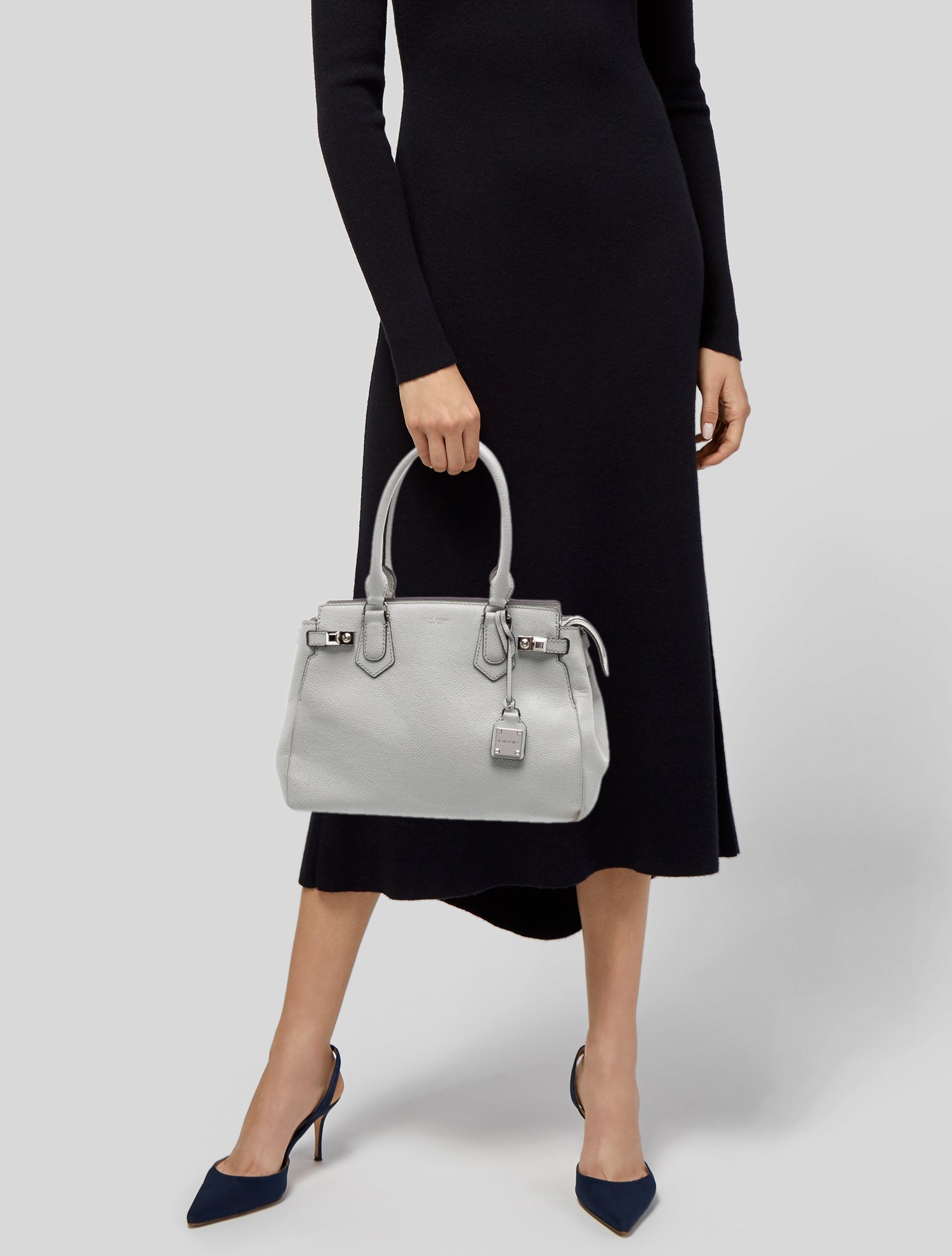 Henri Bendel Leather Top Handle Bag