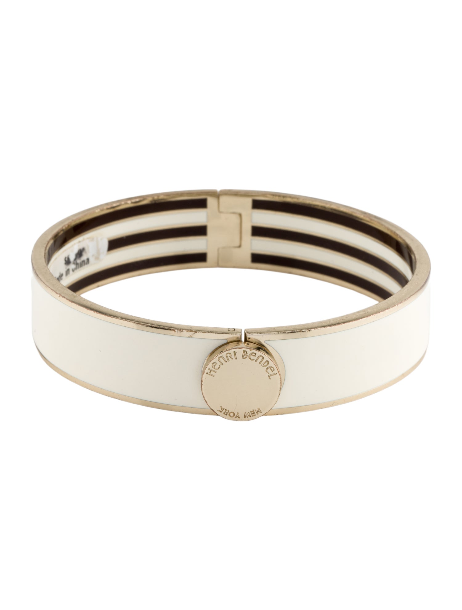 Henri Bendel Enamel Bangle Bracelet