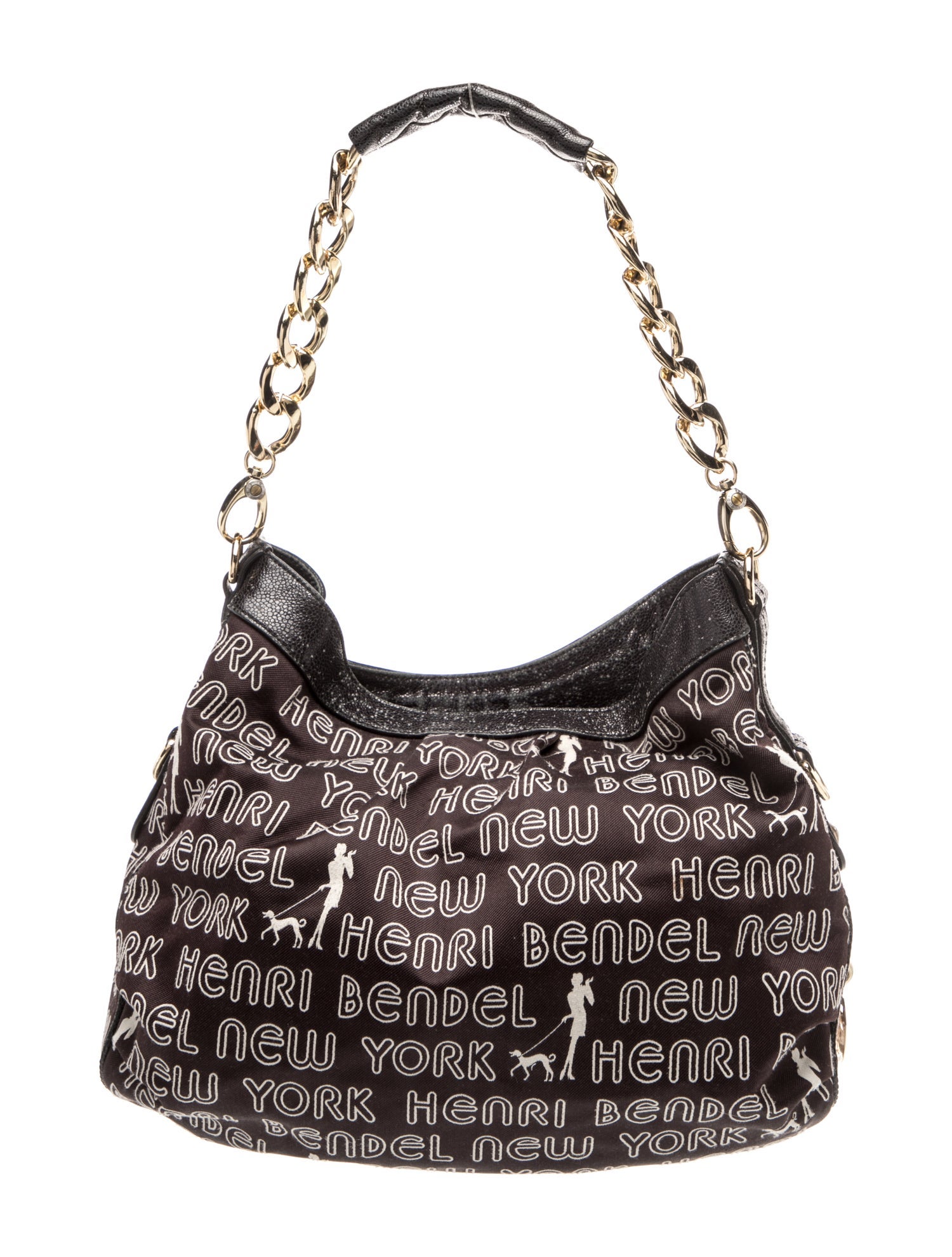 Henri Bendel Leather Hobo