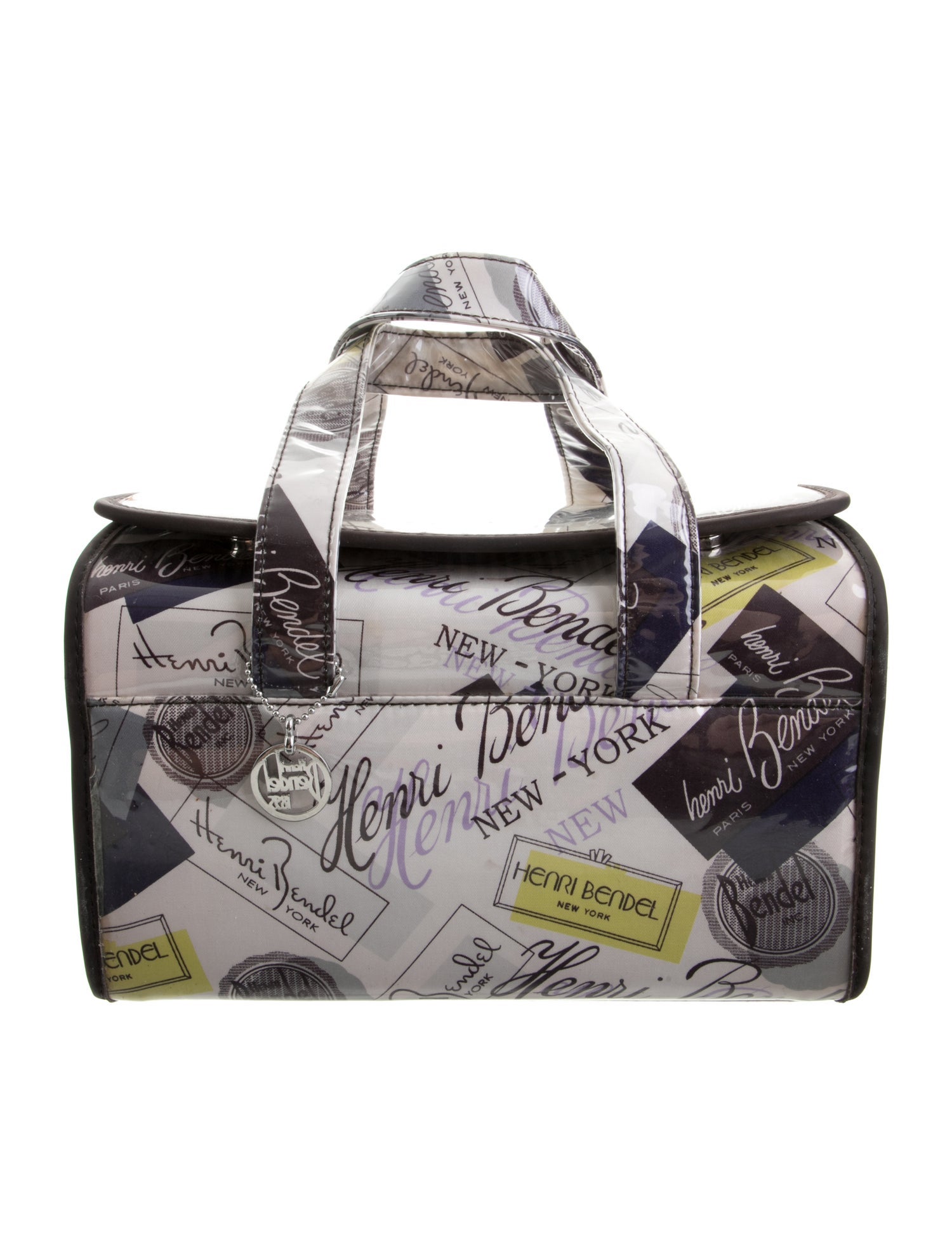 Henri Bendel Pattern Print PVC Cosmetic Bag