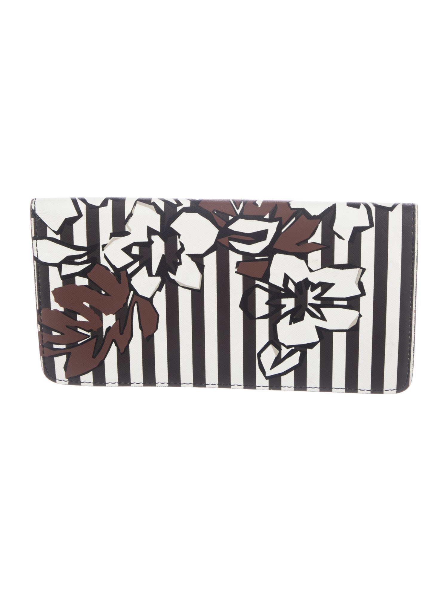 Henri Bendel Leather Printed Wallet