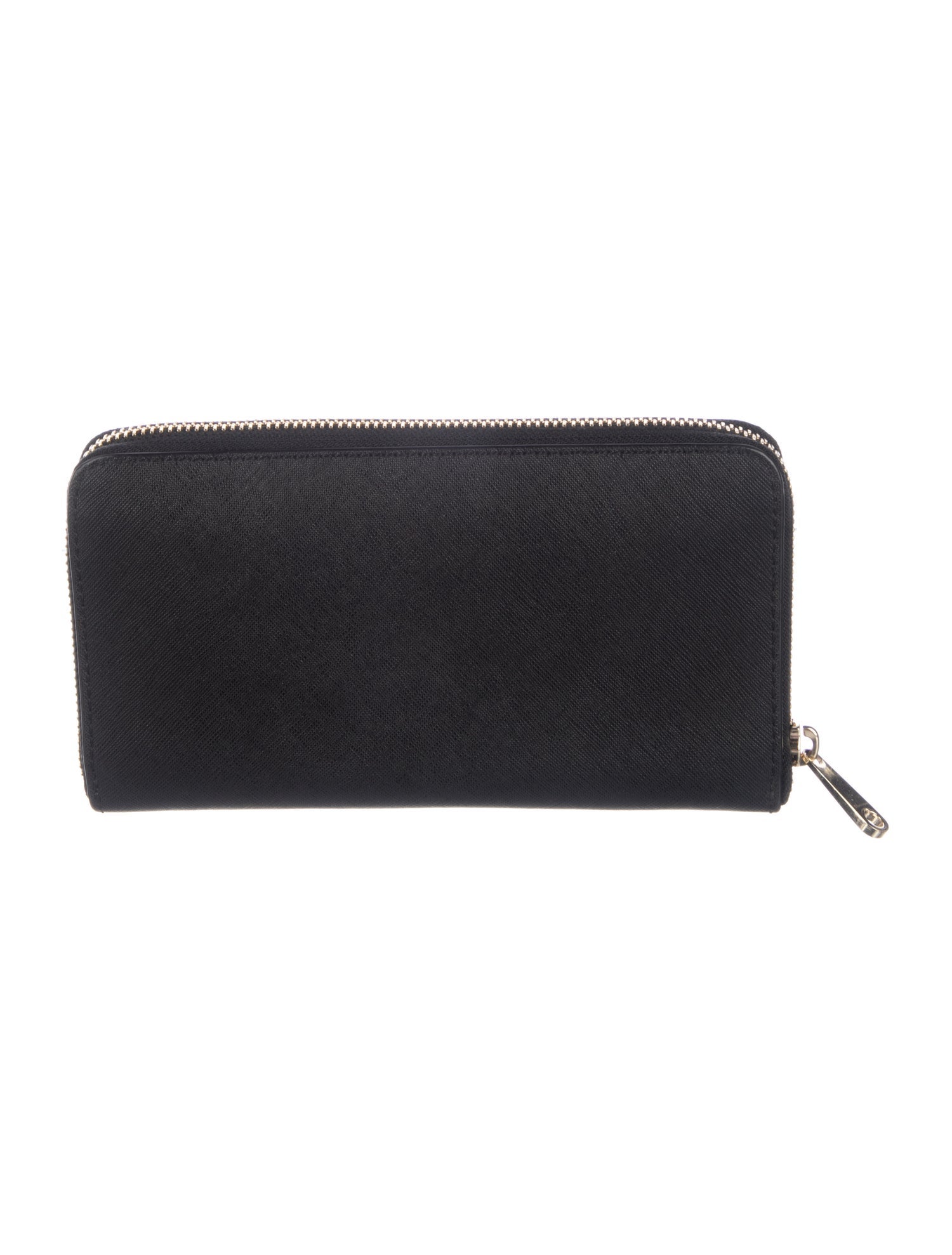 Henri Bendel Leather Graphic Print Continental Wallet
