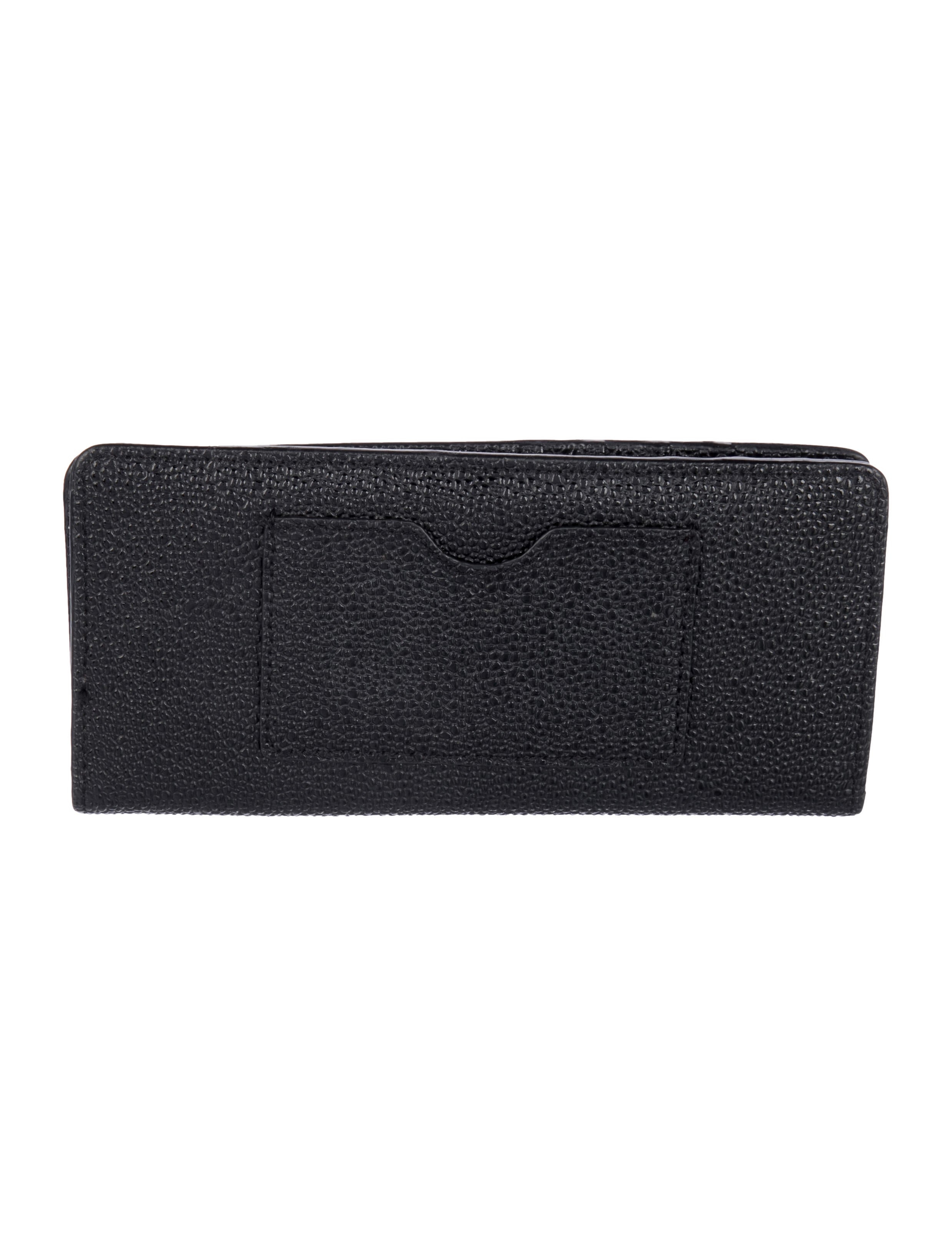 Henri Bendel Leather Continental Wallet - Gem