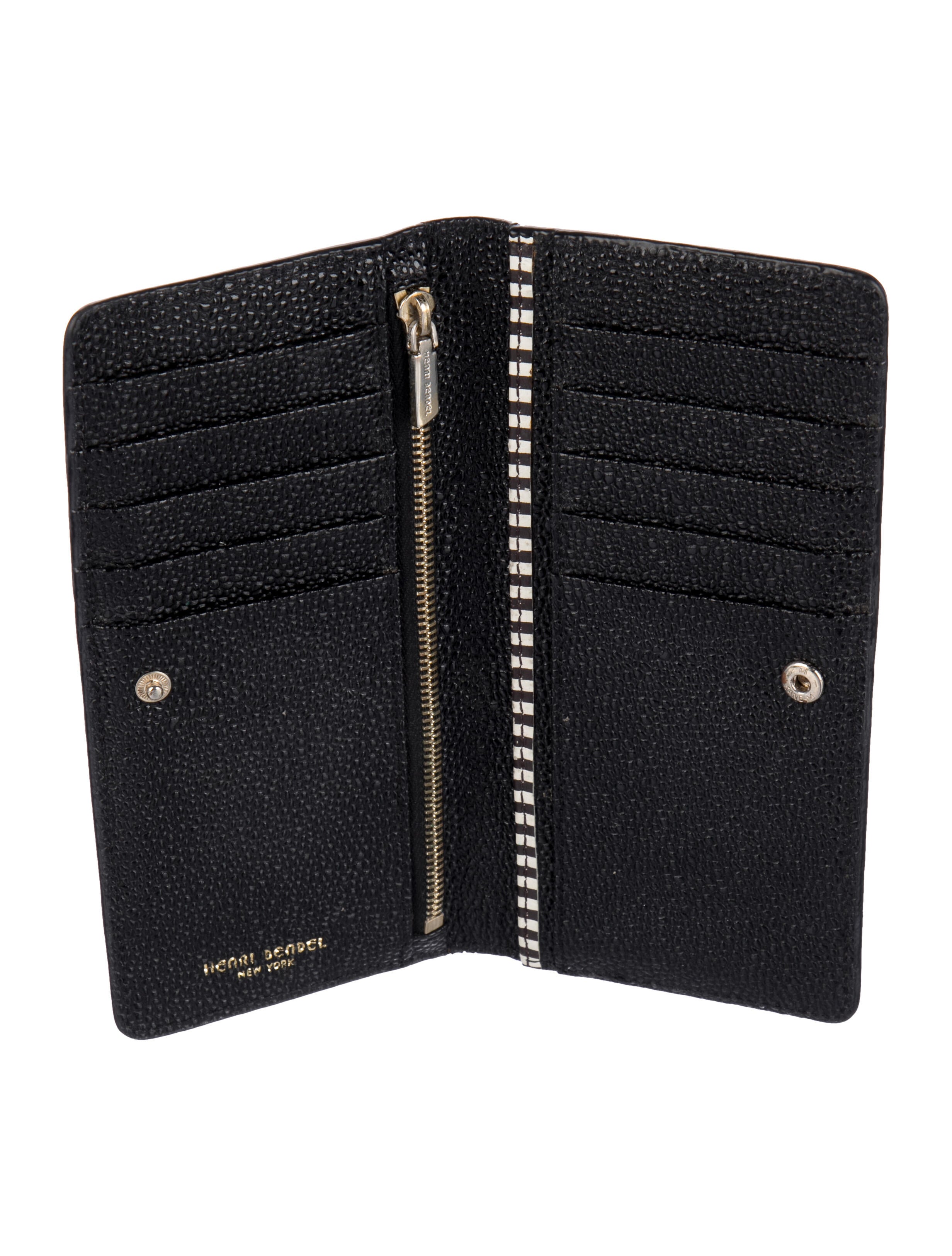 Henri Bendel Leather Continental Wallet - Gem