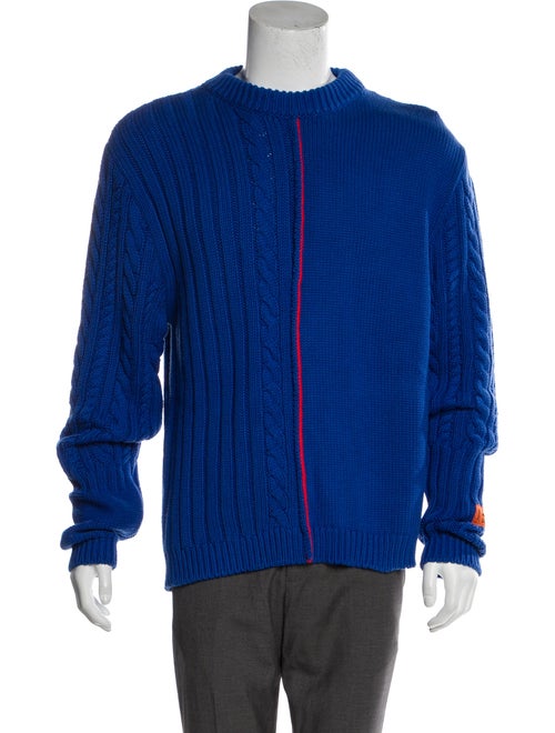 Heron Preston Textured Cable Knit Sweater w/ Tags