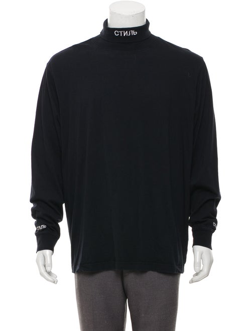 Heron Preston Turtleneck Long Sleeve T-Shirt black